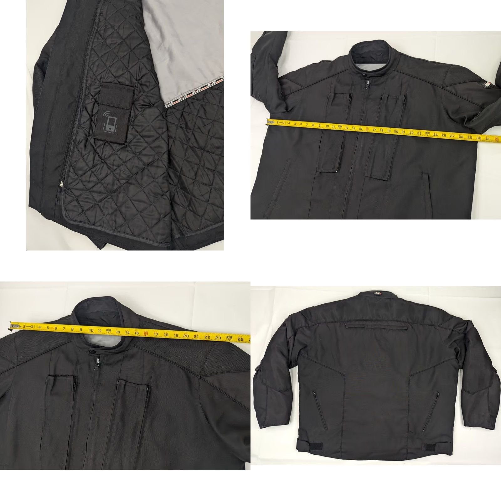 Ring Jacket BiLT Soft Shell Protective Riding Jacket - Mens 3XL - Black - Free Shipping & Returns Size US XXL / EU 58 / 5 - 9 Thumbnail