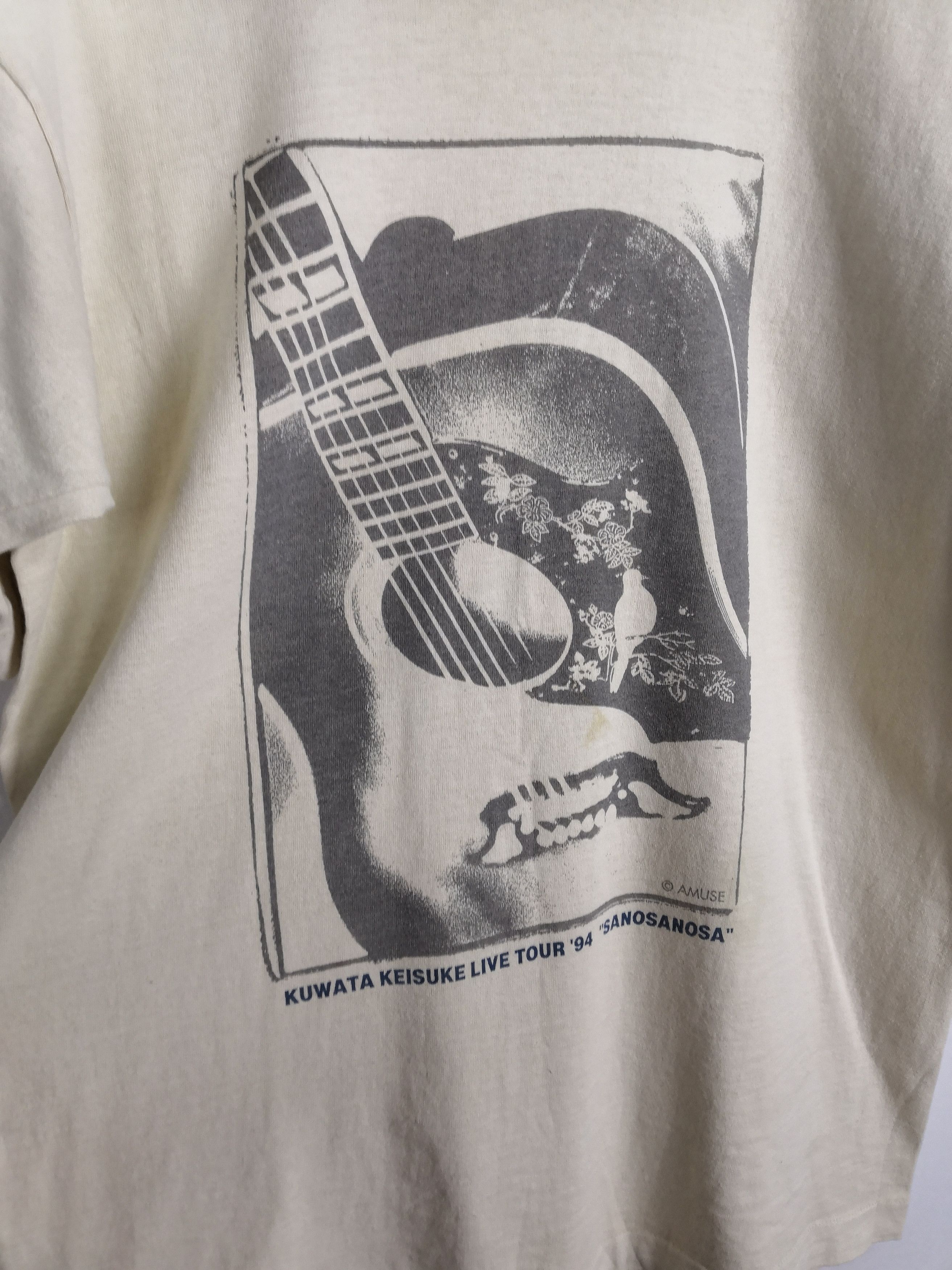 Band Tees Vintage 1994 Kuwata Keisuke T-Shirt Live Tour Sanosanosa Size US L / EU 52-54 / 3 - 6 Thumbnail