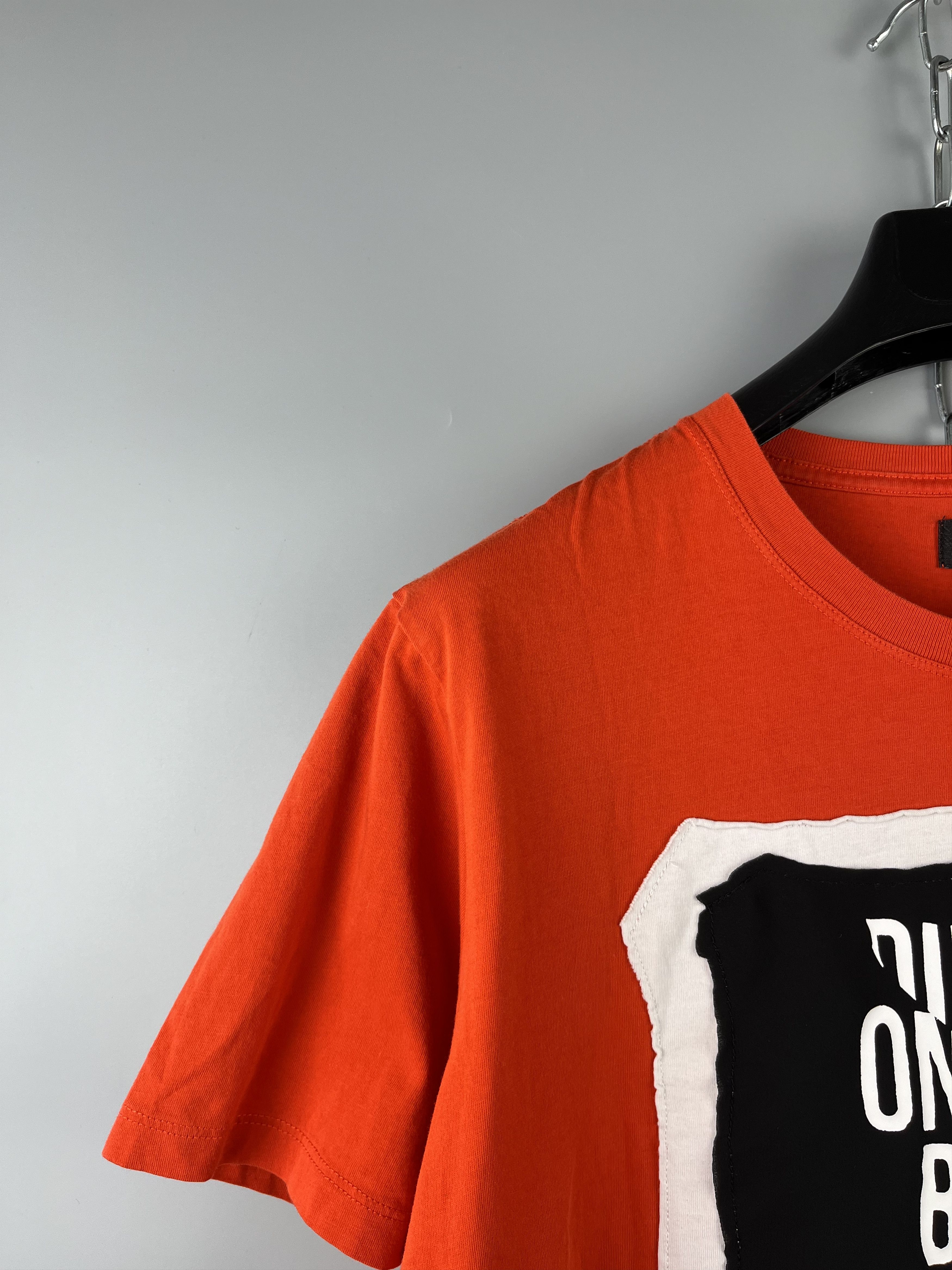Designer Y2k Diesel Big Logo Short Sleeve Tee T Shirt Size US L / EU 52-54 / 3 - 5 Thumbnail