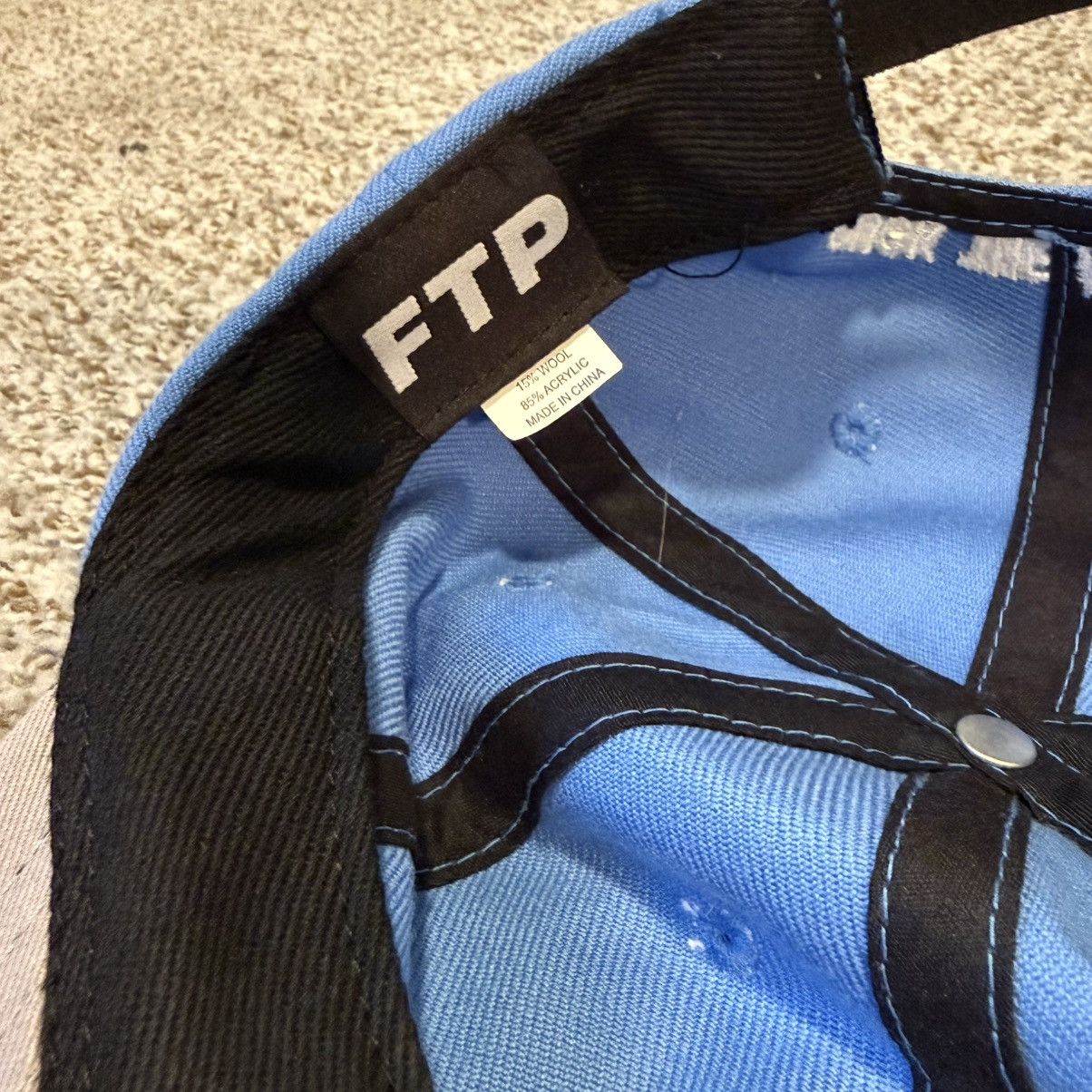 Fuck The Population FTP 6 panel hat blue and black Size ONE SIZE - 7 Thumbnail