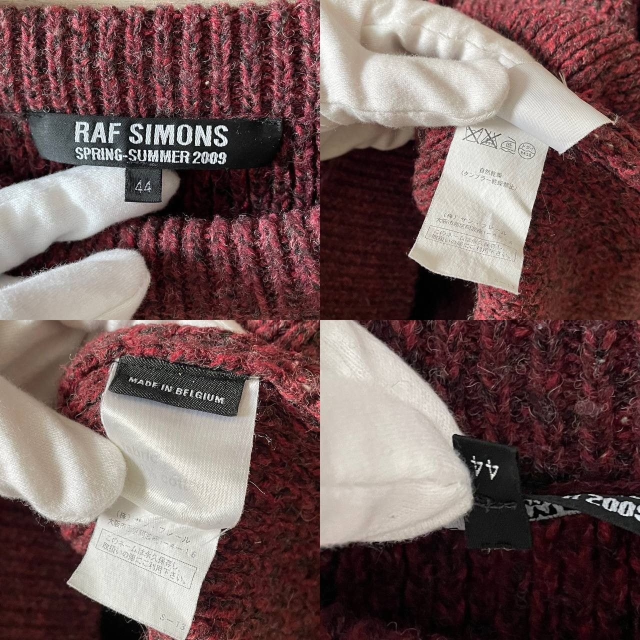 Raf Simons Archive Raf Simons SS09 sweater distressed avantgarde Size US L / EU 52-54 / 3 - 7 Thumbnail