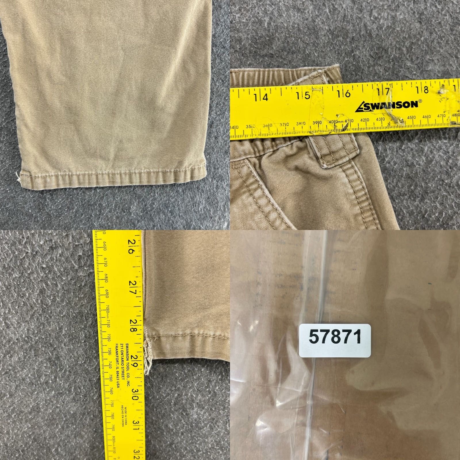 Vintage 5.11 Tactical Pants Mens 32x30 Brown Tan Cargo Ripstop Cotton Pockets Straight Size US 32 / EU 48 - 9 Thumbnail