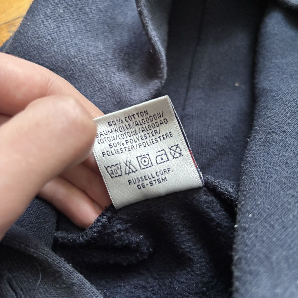 Russell Athletic Vintage Y2K Boxy Lancaster University Jerzees Tag Hoodie Size US M / EU 48-50 / 2 - 4 Thumbnail