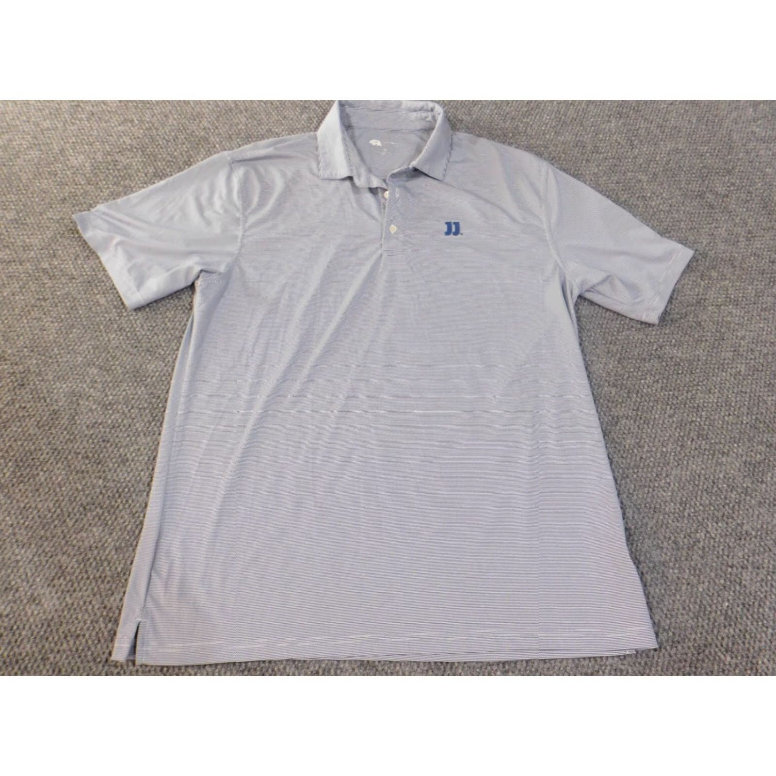 Vintage Onward Reserve Shirt XL Mens Polo Stretch Blue Striped Performance Casual Sports Golf Size US XL / EU 56 / 4 - 2 Thumbnail