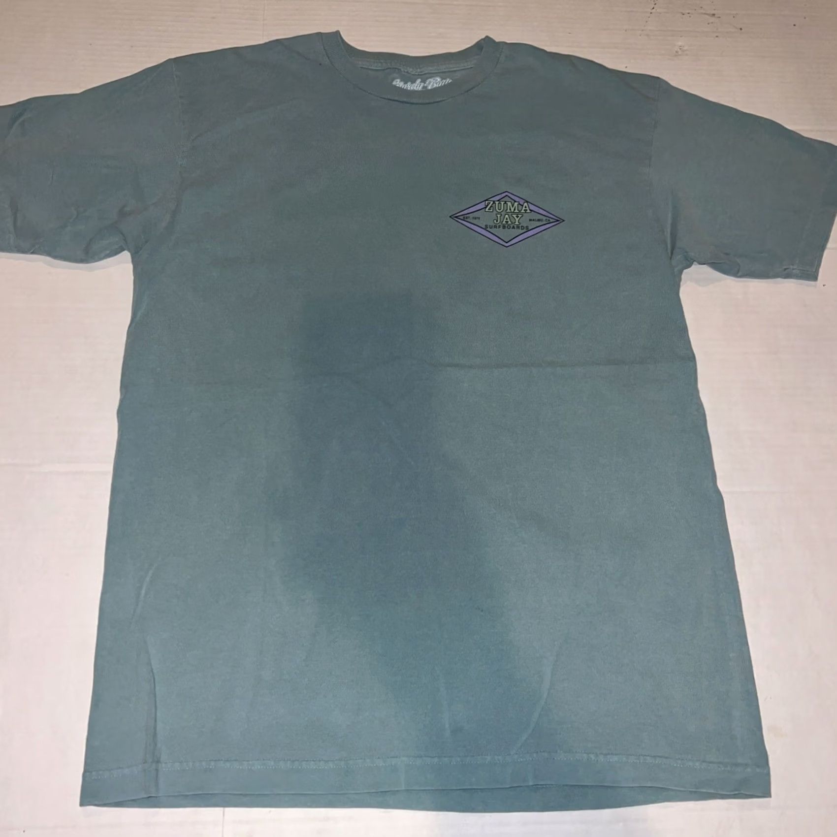 Logo 7 Zuma Jay Surfboards Malibu Vintage Shirt Small Green Size US S / EU 44-46 / 1 - 3 Thumbnail