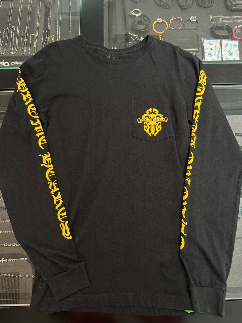 Chrome Hearts Chrome Hearts Black Long Sleeve Shirt-yf Size US M / EU 48-50 / 2 - 1 Thumbnail