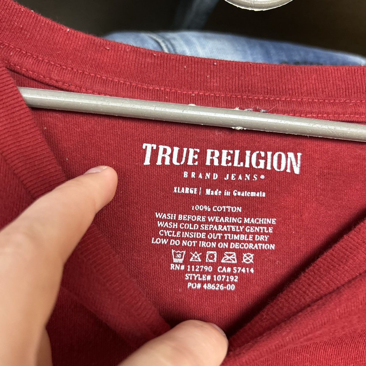 True Religion Mens True Religion Big logo Japanese streetwear tee size XL Size US XL / EU 56 / 4 - 8 Thumbnail