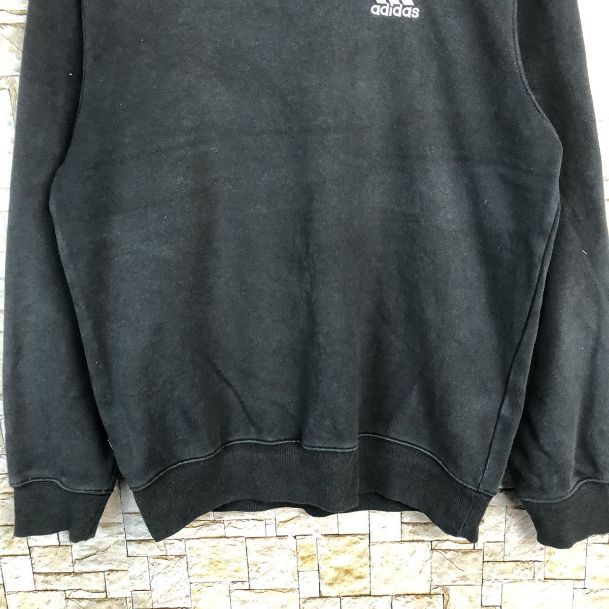 Adidas × Vintage Adidas Black Sweatshirt #A298 Size US M / EU 48-50 / 2 - 6 Thumbnail