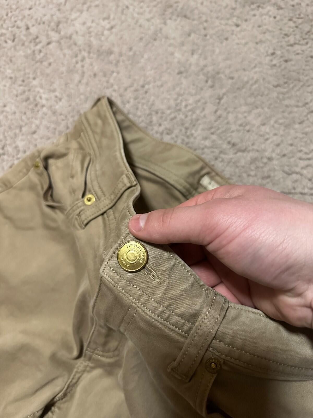 Burberry Burberry Brit Womens Jeans Size 28 Brown Cotton Skinny Size 28" / US 6 / IT 42 - 5 Thumbnail