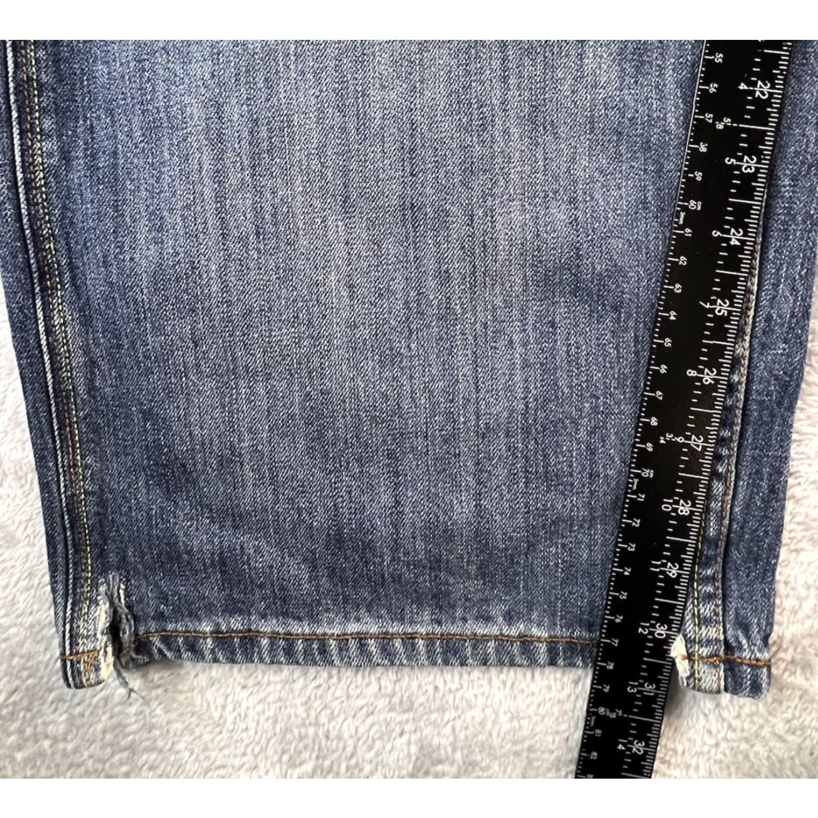 Vintage VINTAGE Request Jeans Mens 36 Regular Jeans Blue Wide-Leg 90s Hip Hop Retro Baggy City College Size US 36 / EU 52 - 7 Thumbnail