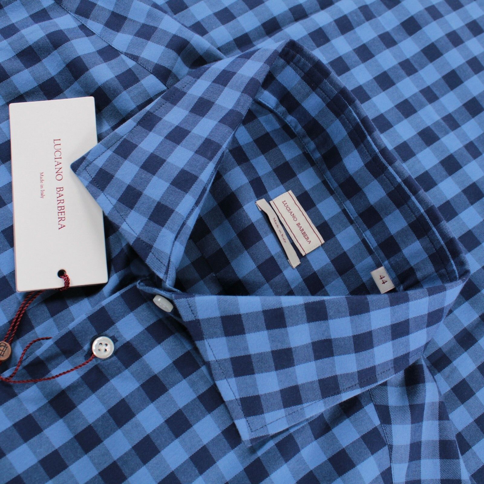 Luciano Barbera Luciano Barbera New with tags Shirt Size XL US In Blue Size US XL / EU 56 / 4 - 1 Thumbnail
