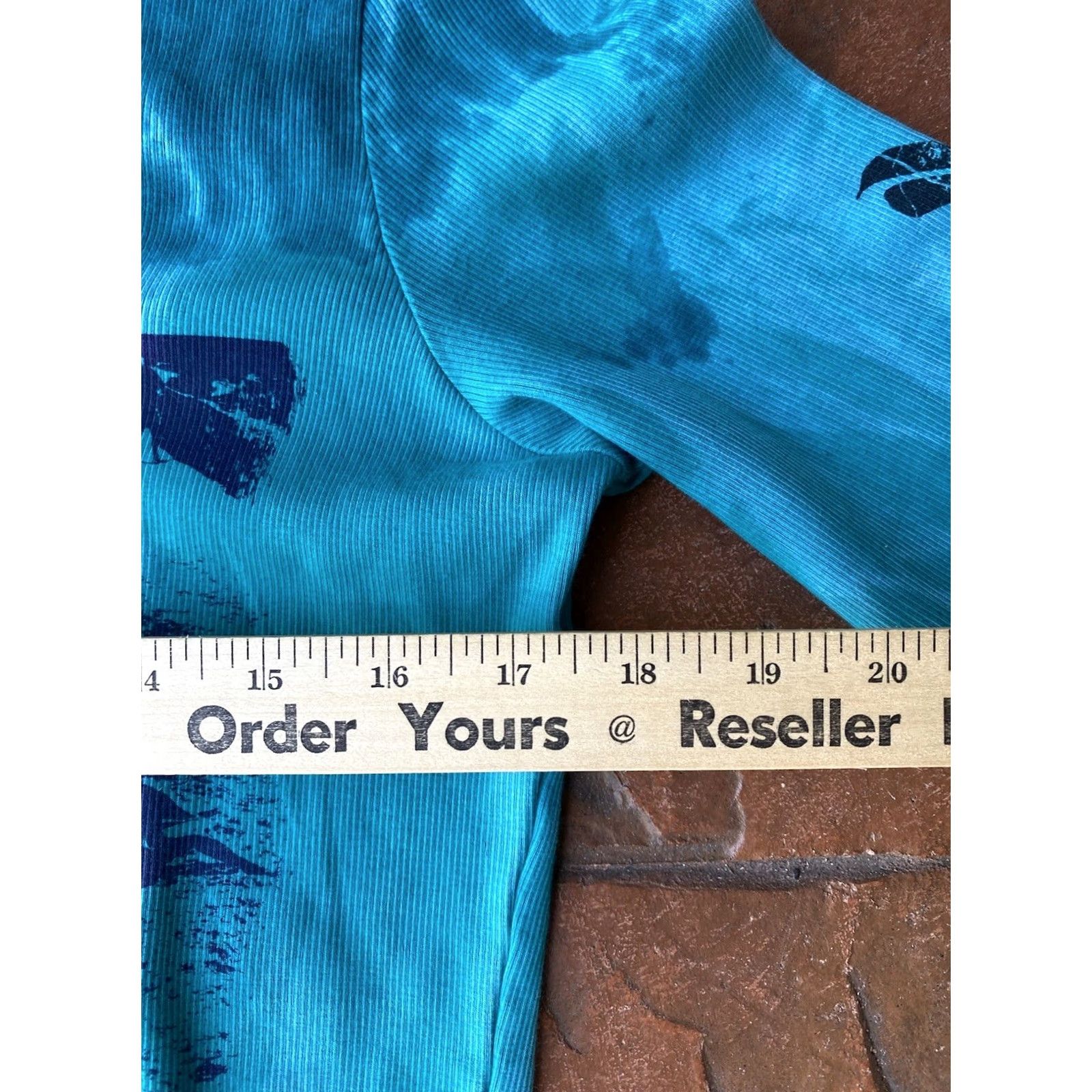 Vintage VINTAGE Sledge USA Rhinestone Top T-Shirt XL Blue Tie Dye Grunge Y2K Women Size XL / US 12-14 / IT 48-50 - 5 Thumbnail