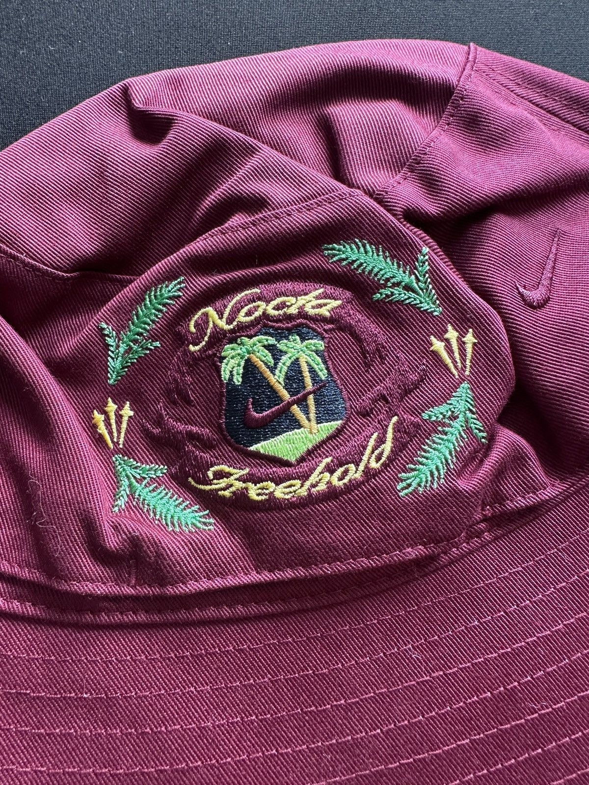 NOCTA Summer Vybz Bucket Hat Burgundy Size ONE SIZE - 6 Thumbnail