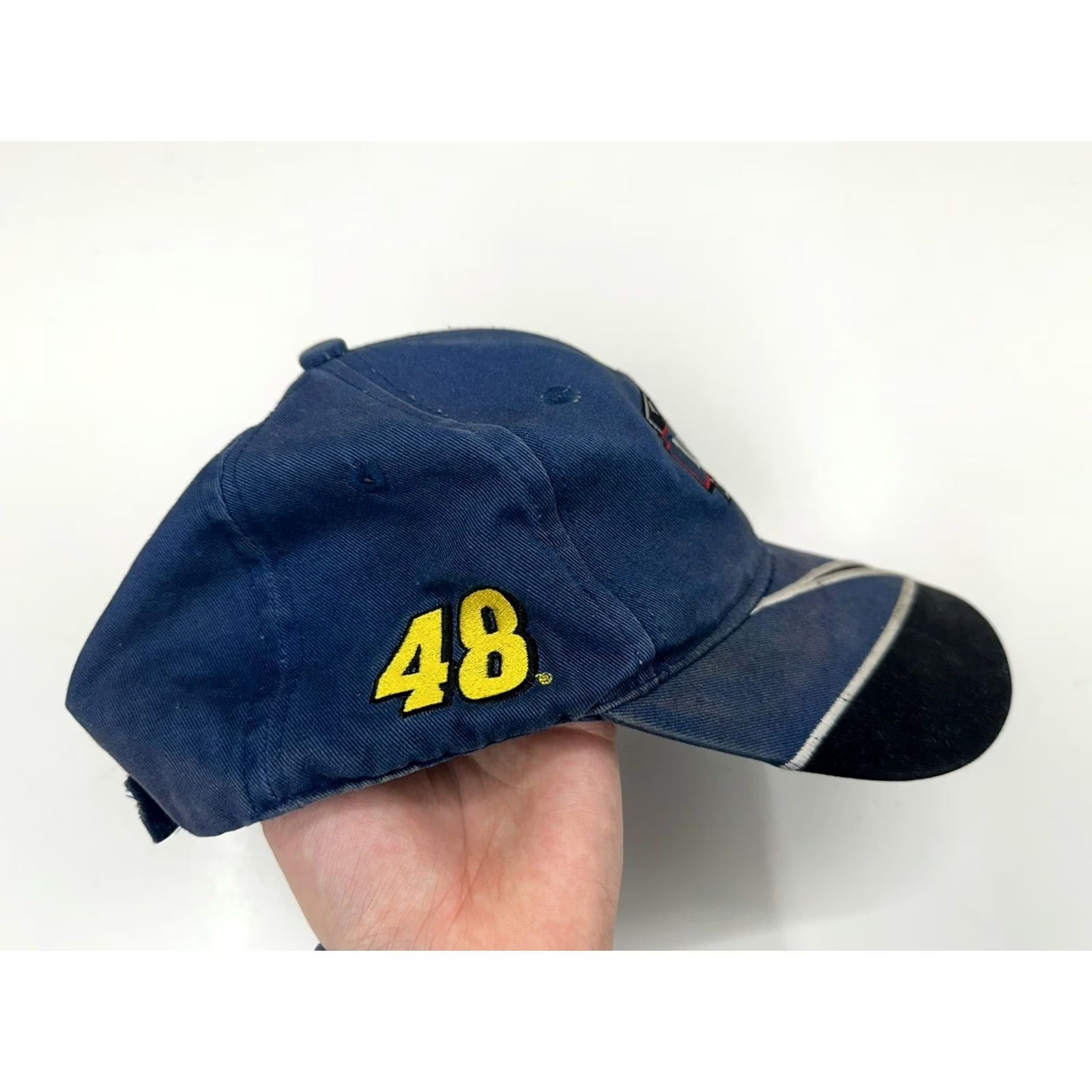 NASCAR Winners Circle Nascar Lowes Team Racing #48 Jimmie Johnson Hat Adult Blue Adjustable Size ONE SIZE - 6 Thumbnail