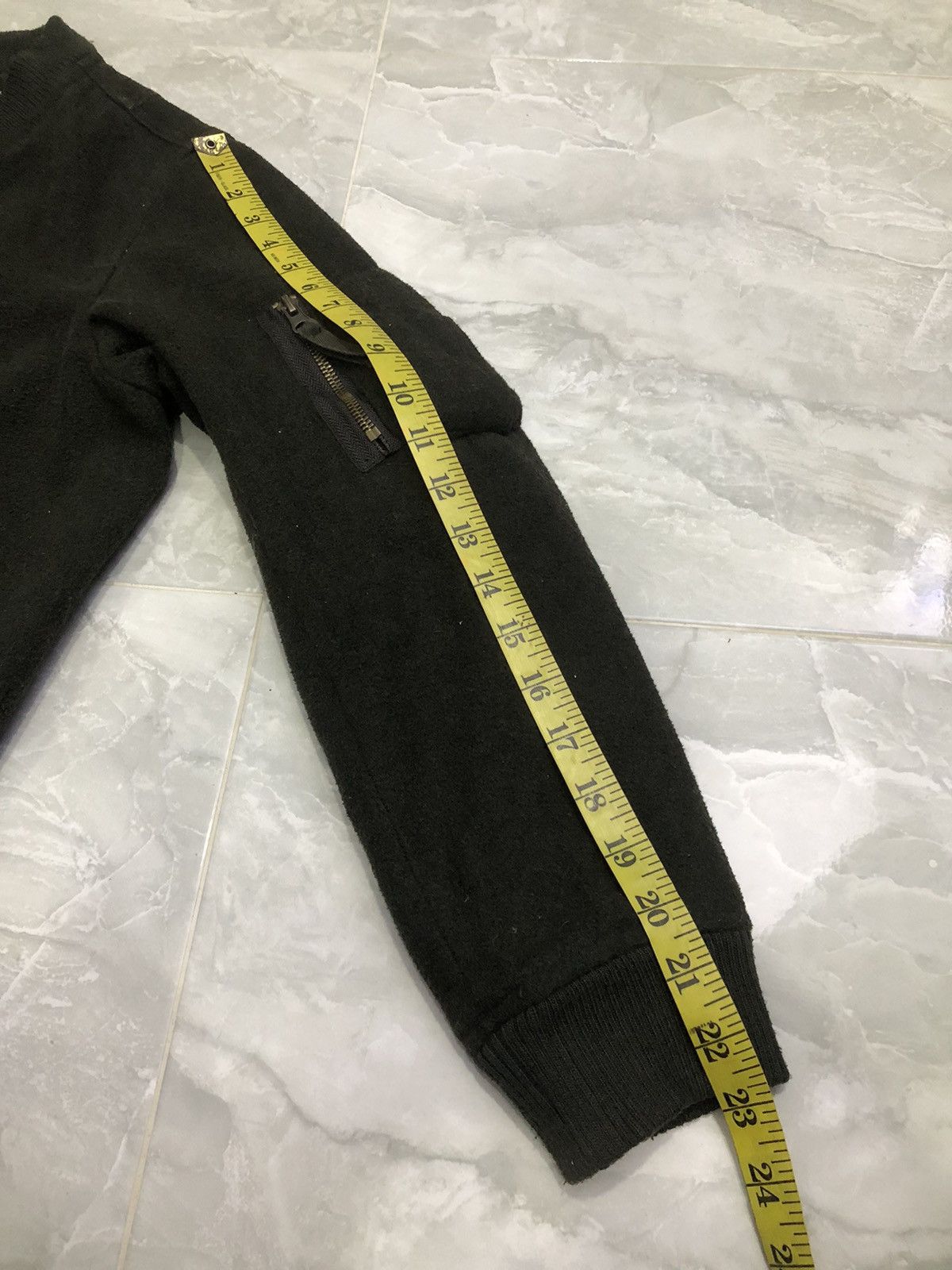 Japanese Brand Alicia Pageboy Wool MA-1 Bomber Jacket Olive Japan Size S / US 4 / IT 40 - 16 Thumbnail