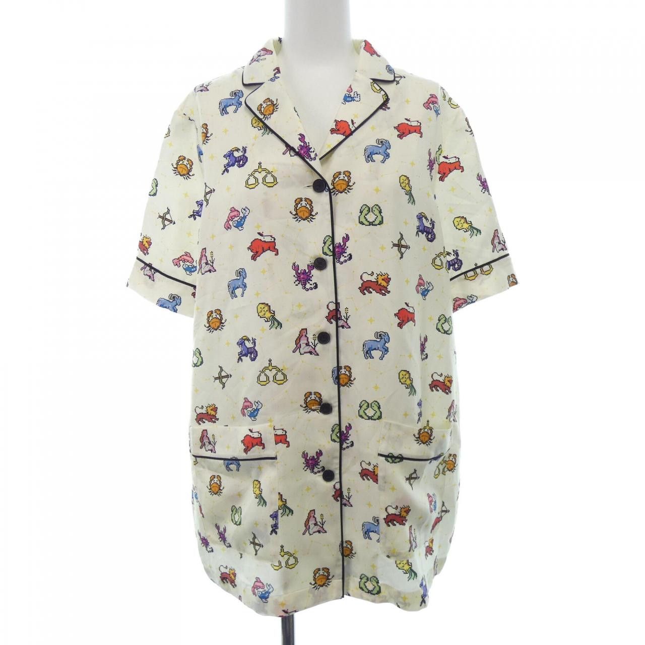 Dior Dior Christian Dior S/S Shirt Silk Shirt Others Tops 241V29A6633 DUTY FREE for USA Size ONE SIZE - 1 Thumbnail