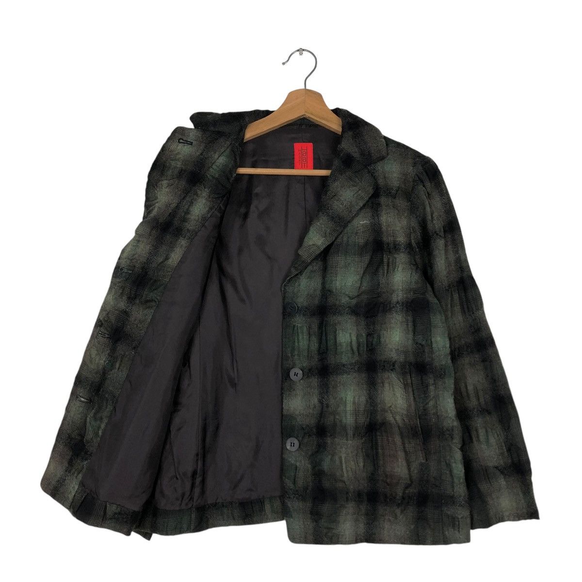 Issey Miyake VINTAGE HYBRID JACKET ISSEY MIYAKE HEART HAAT TARTAN DESIGN Size US M / EU 48-50 / 2 - 13 Thumbnail