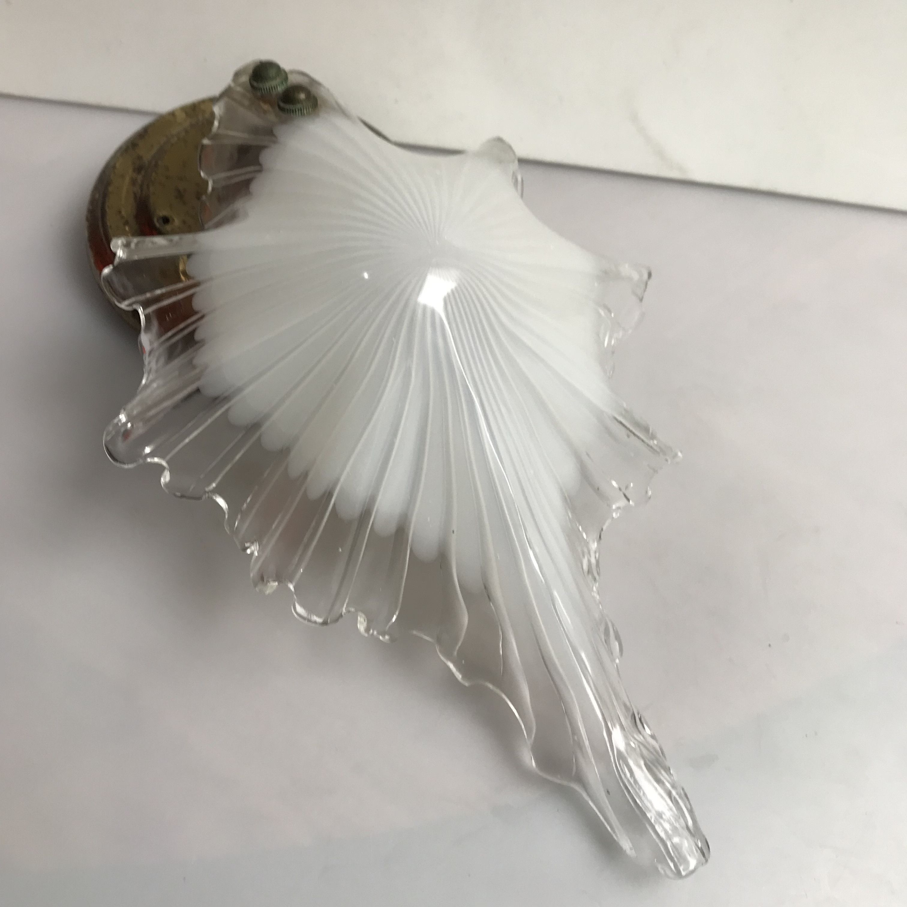 Vintage Vintage Art Deco Lamp sea Shell Art Deco style wall lamp Size ONE SIZE - 5 Thumbnail