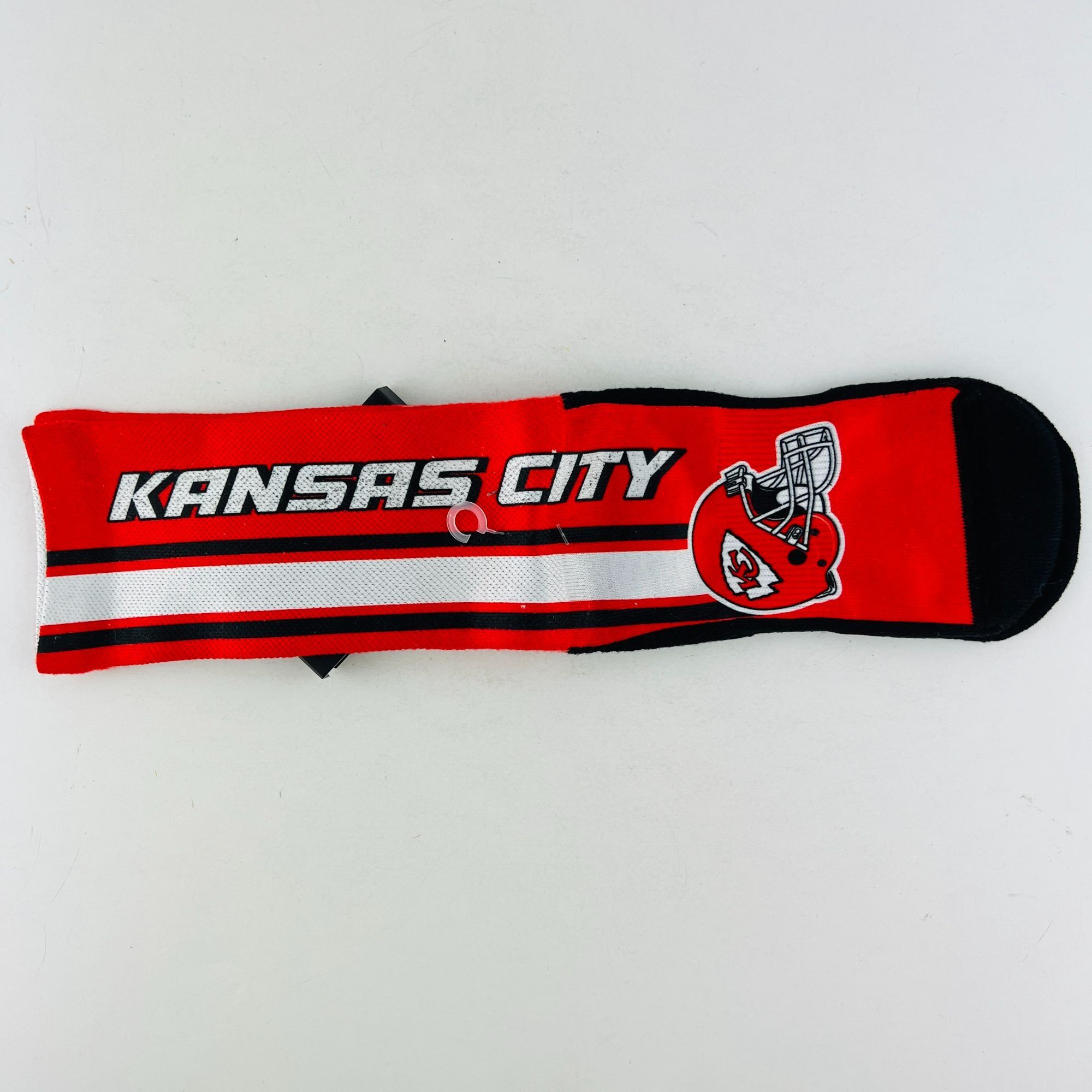 NFL Kansas City Chiefs NFL Football Rock Em Socks L/XL NEW Unuse Size ONE SIZE - 3 Thumbnail