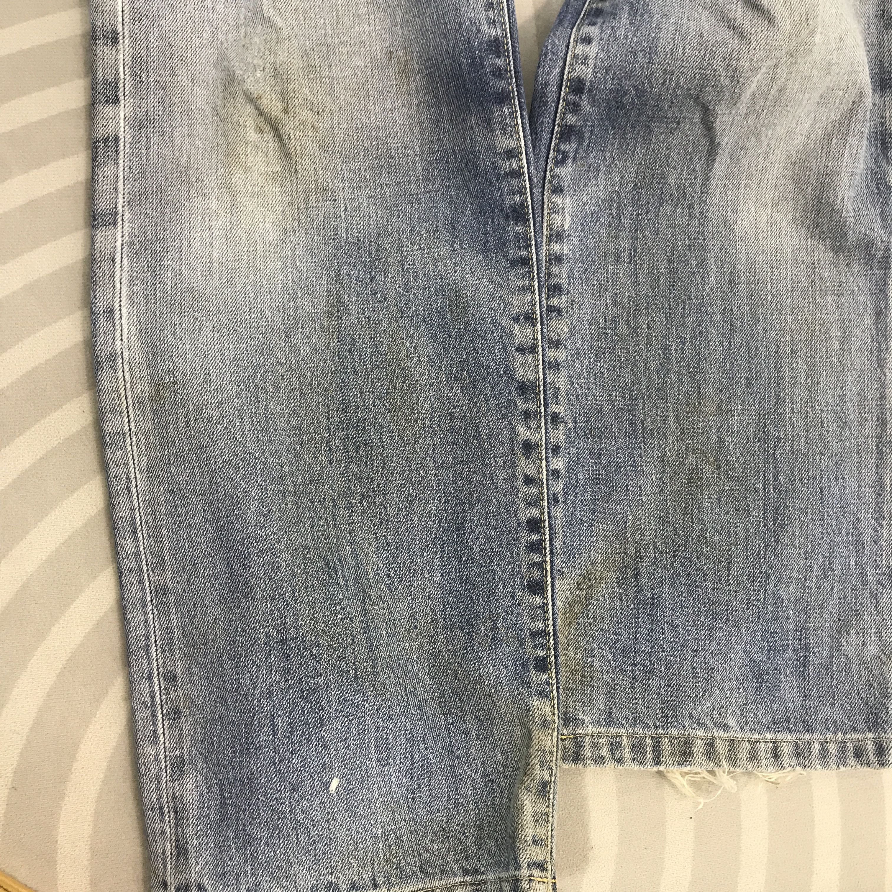 Uniqlo Vintage Uniqlo Japan Distressed Denim Pants Size US 32 / EU 48 - 12 Thumbnail