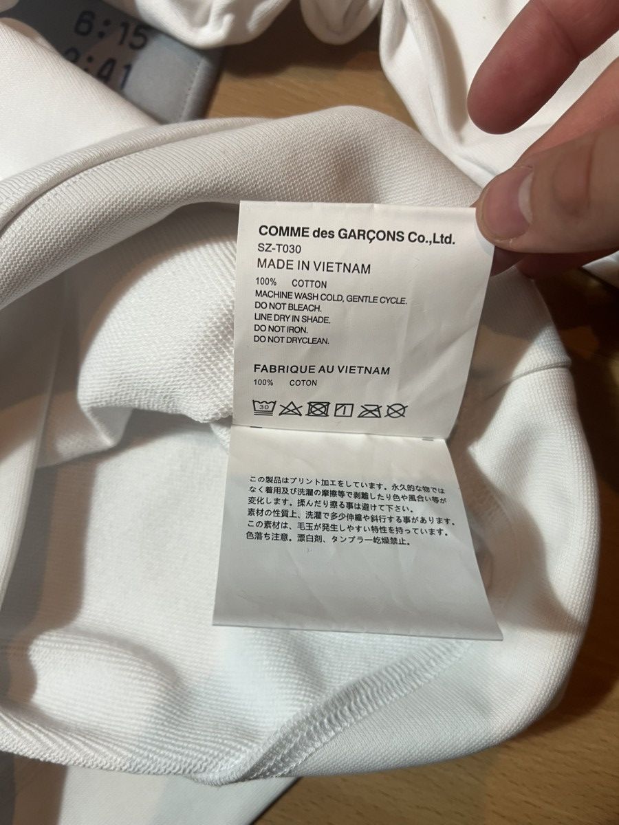 Comme des Garcons CDG Comme des Garçons Hoodie White Small Logo Size US S / EU 44-46 / 1 - 6 Thumbnail