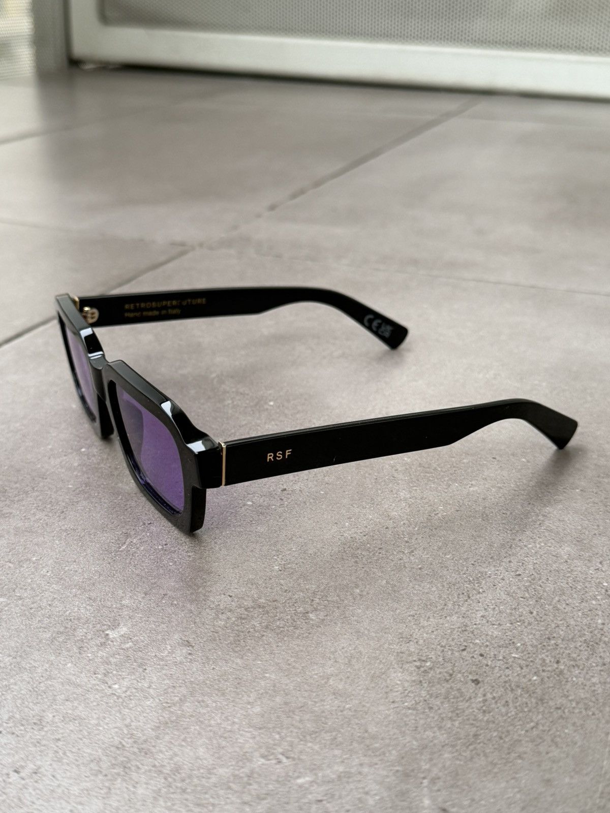 Retrosuperfuture Caro Purple Black Sunglasses, Men's — image 5 of 6