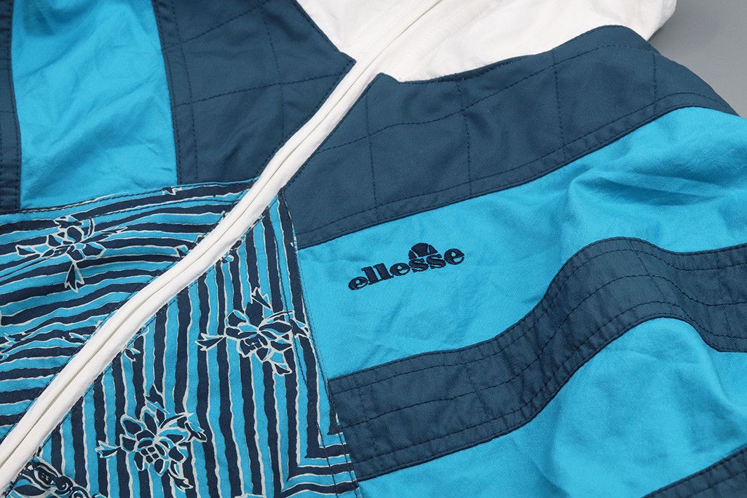 Ellesse Vintage Ellesse Windbreaker Jacket 90s Retro Track Top Size US M / EU 48-50 / 2 - 14 Thumbnail