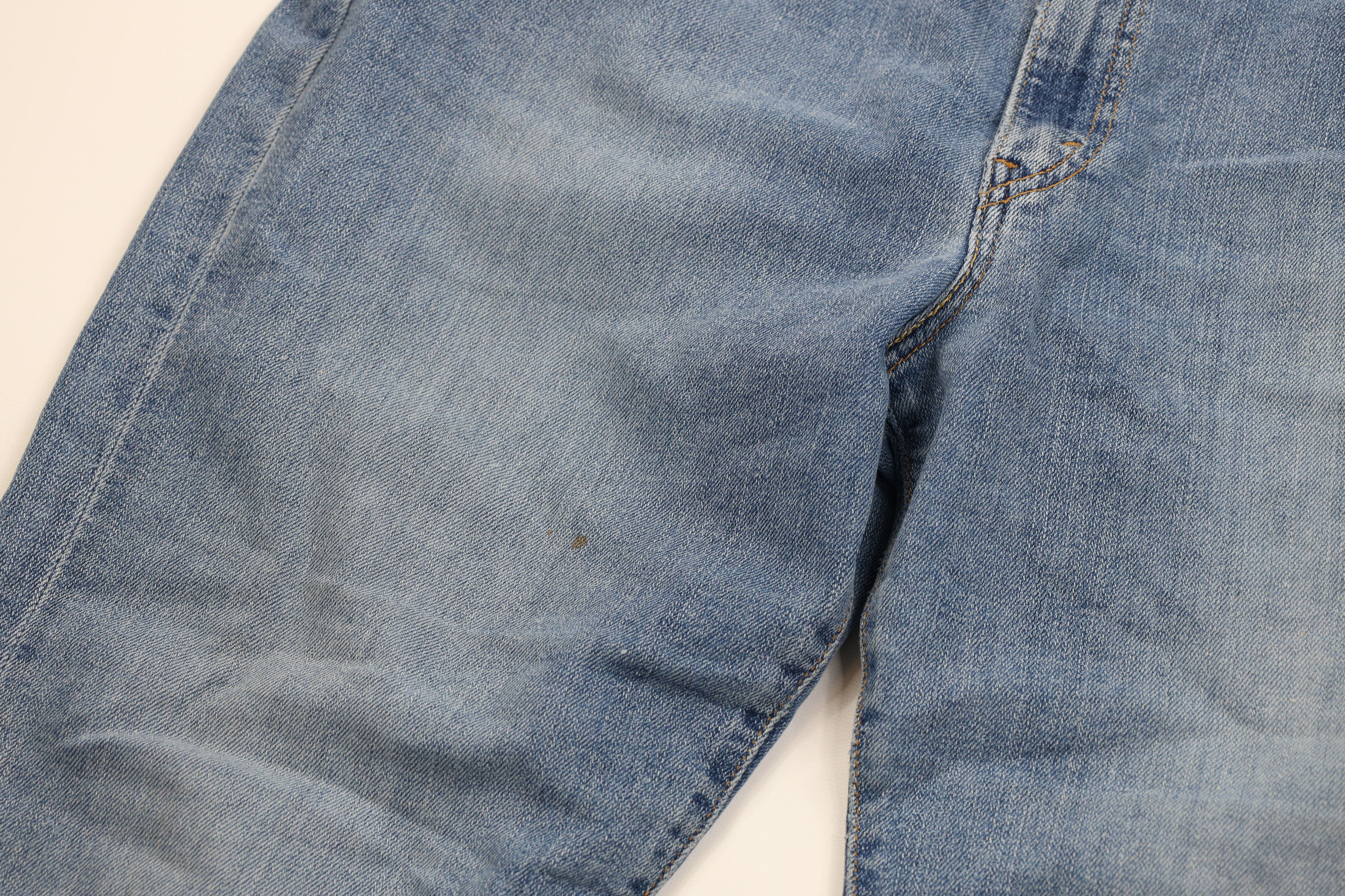 Levi's Vintage Y2K Levis 515 Bootcut Flared Denim Jeans Blue Size 38" / US 16 / IT 52 - 6 Thumbnail