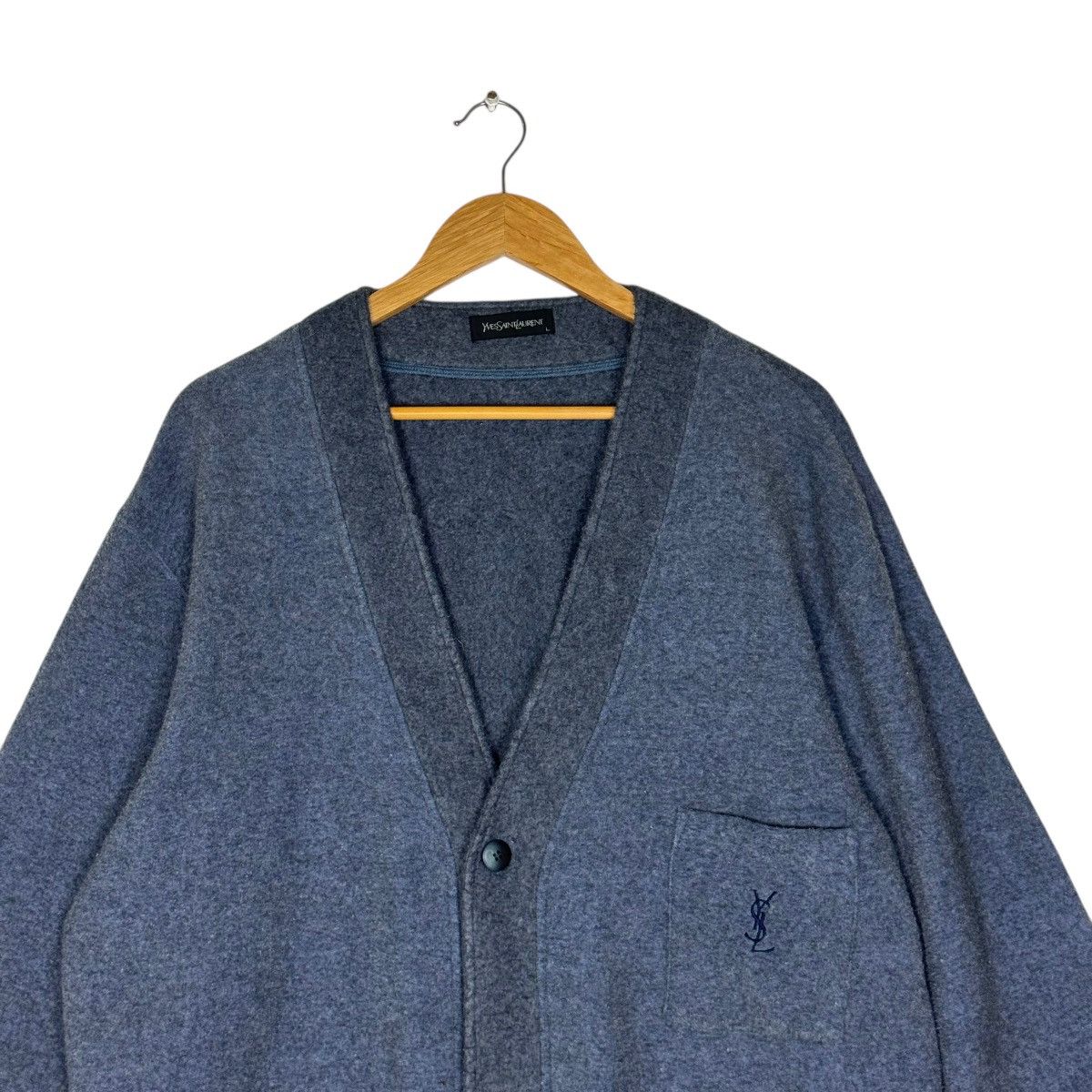 Yves Saint Laurent Yves Saint Laurent Inner Wool Jacket Size US L / EU 52-54 / 3 - 3 Thumbnail