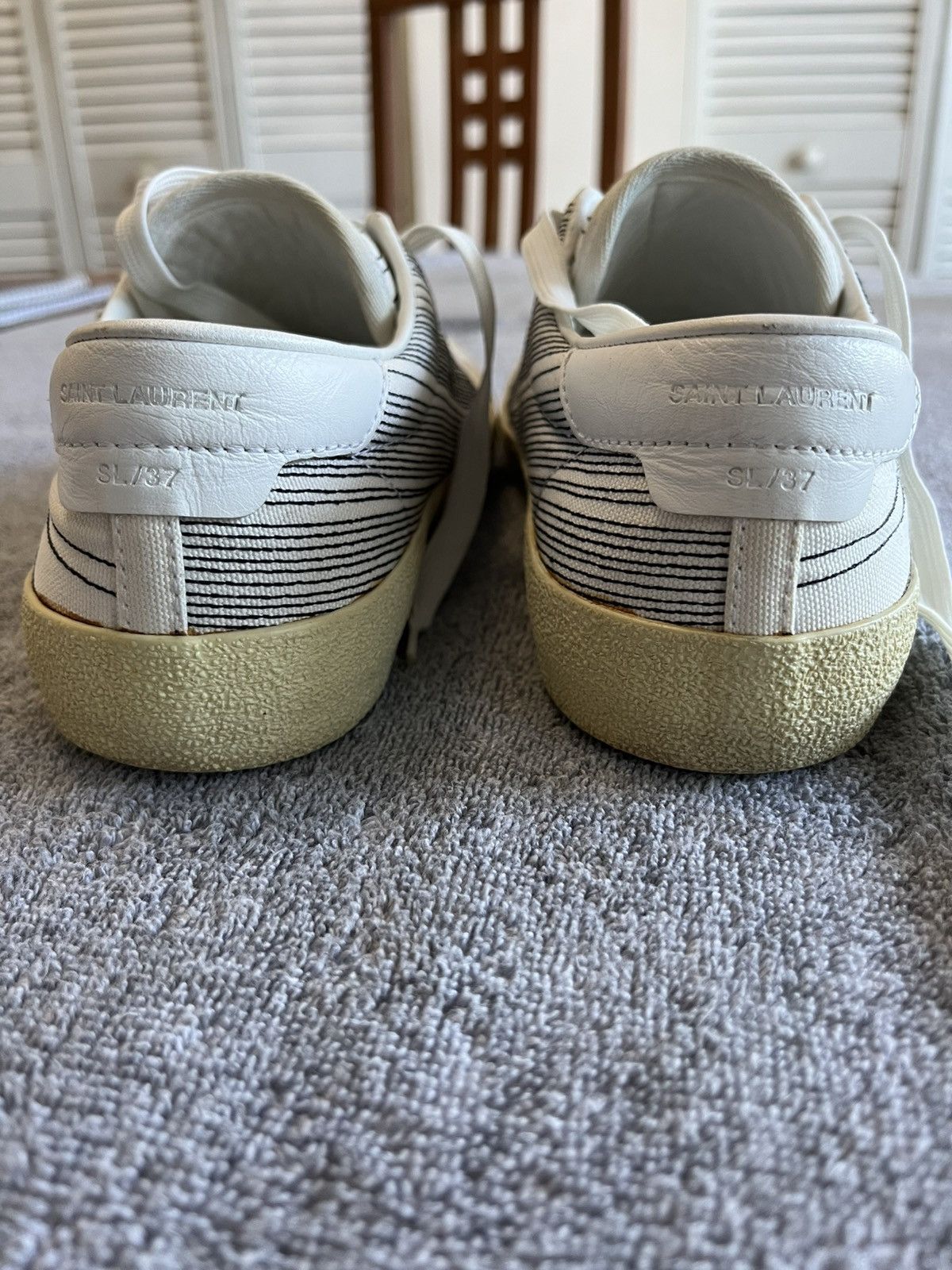 Yves Saint Laurent Saint Laurent Paris Solaris Tela pow Size US 7.5 / IT 37.5 - 4 Thumbnail