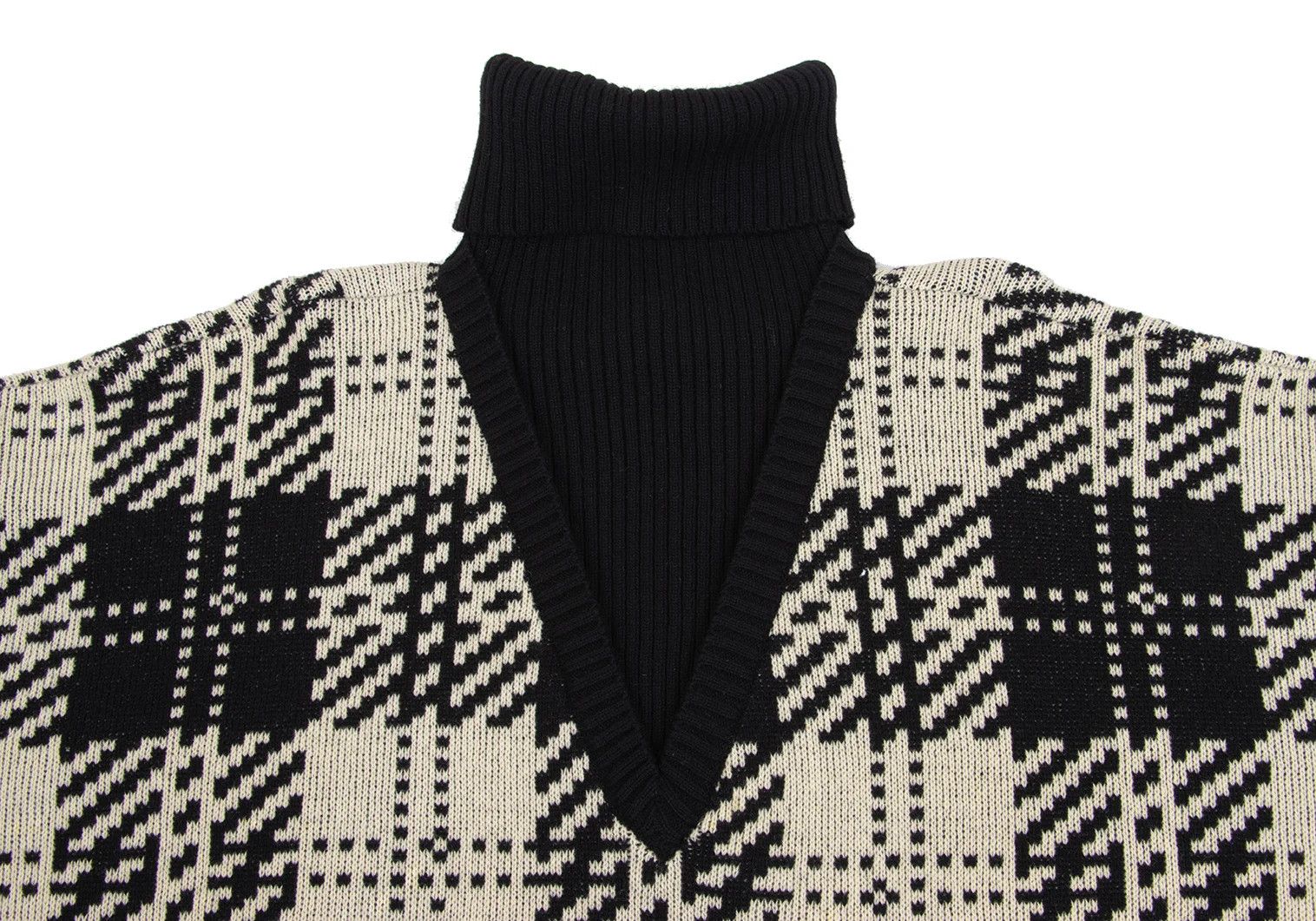Yohji Yamamoto Yohji Yamamoto Layered Design Turtleneck Sweater Size US XL / EU 56 / 4 - 6 Thumbnail
