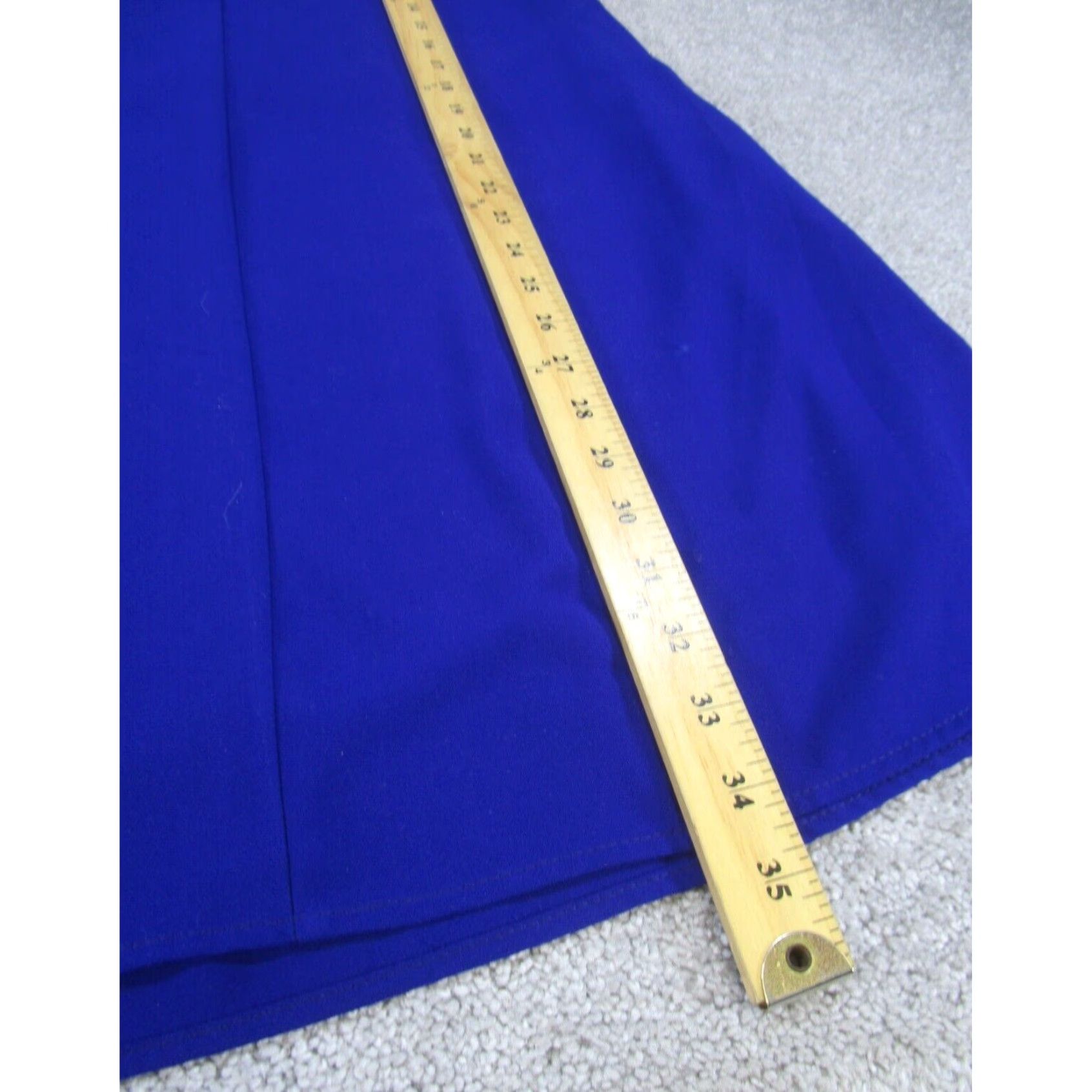 Vintage Everly Womens Medium Blue Boat Neck Shift Dress Size M / US 6-8 / IT 42-44 - 4 Thumbnail