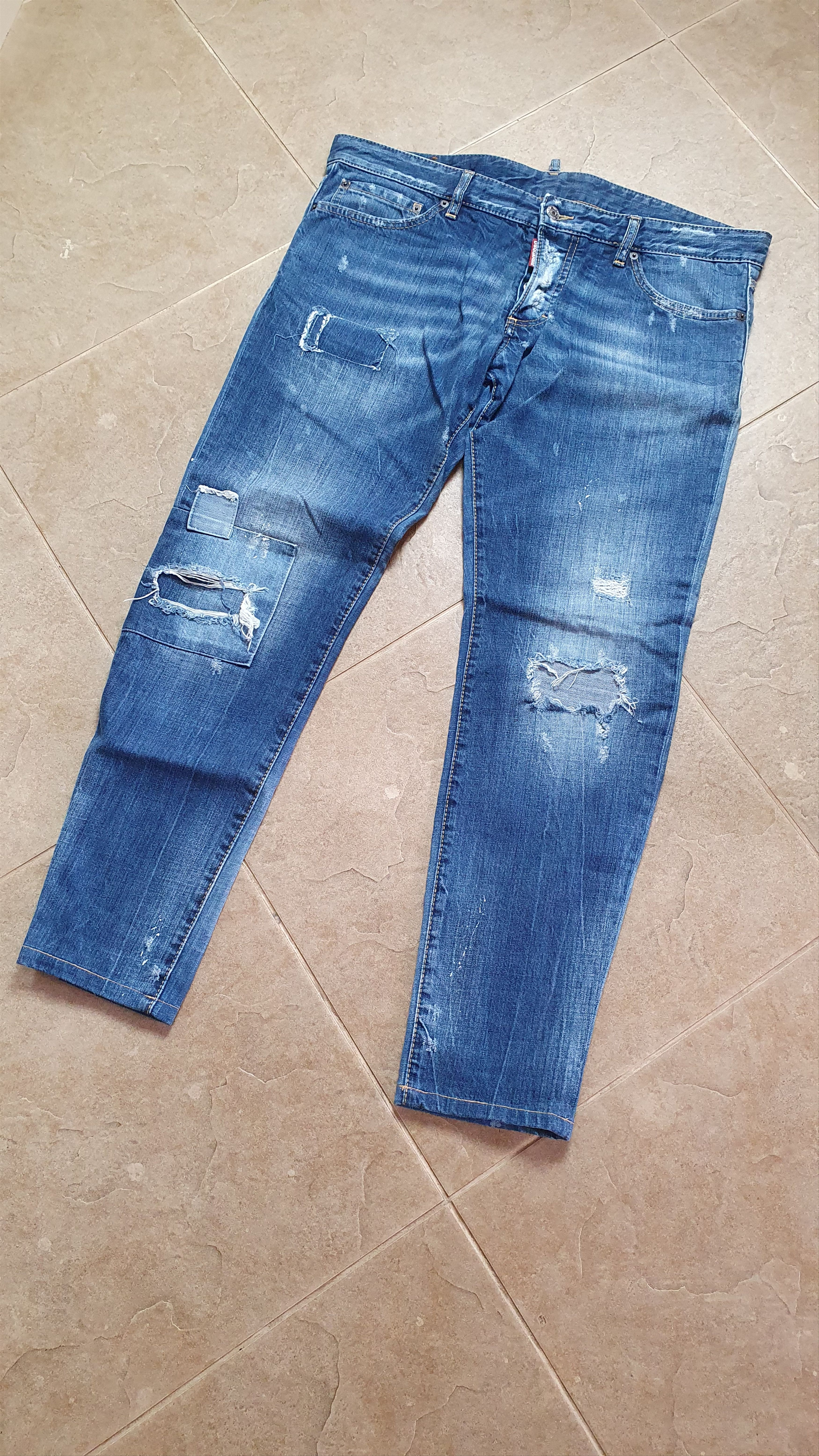 Dsquared2 Vintage men's Denim Dsquared2 Caten Brothers Rare Jeans Size US 36 / EU 52 - 17 Thumbnail