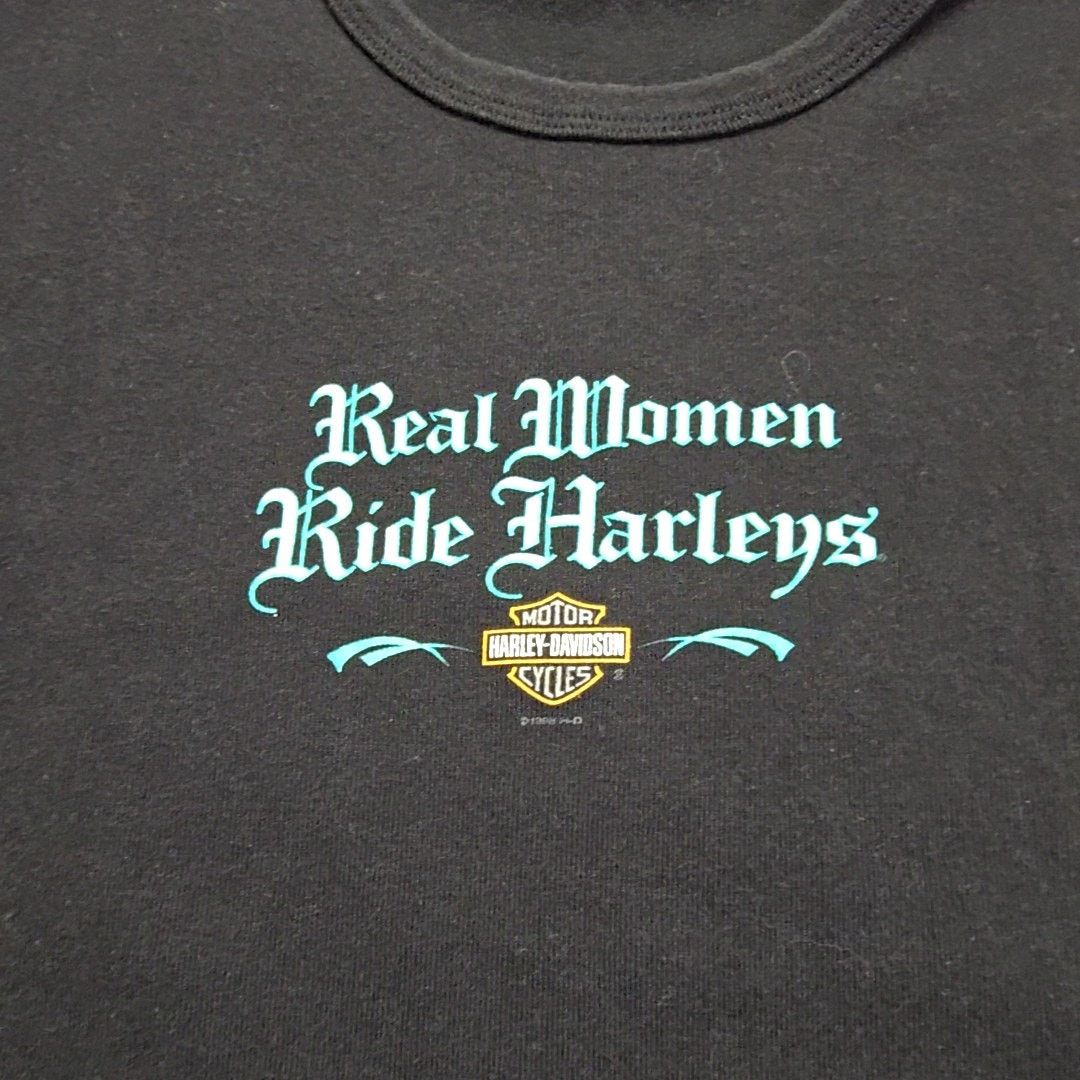 Harley Davidson Vintage Harley Davidson Shirt Pikes Peak Womens S Black Tee Size S / US 4 / IT 40 - 2 Thumbnail