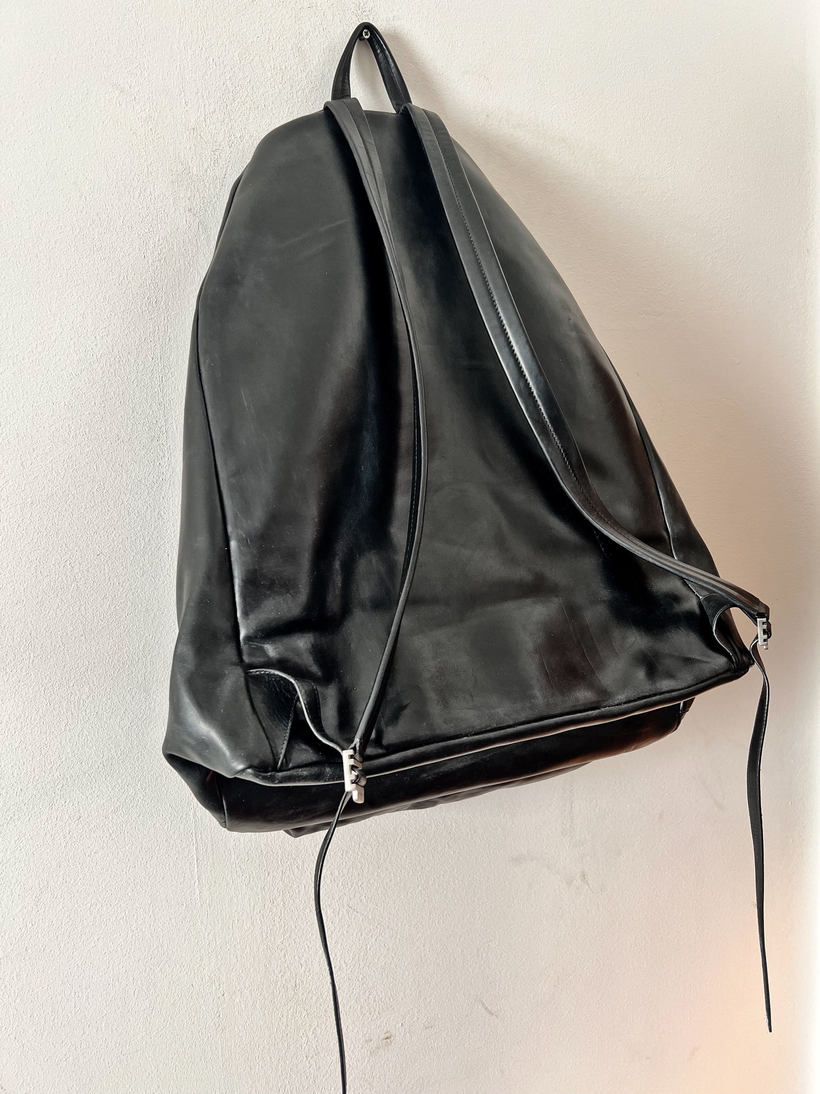 Rick Owens Very Rare Very Big Leather Backpack Size ONE SIZE - 8 Thumbnail
