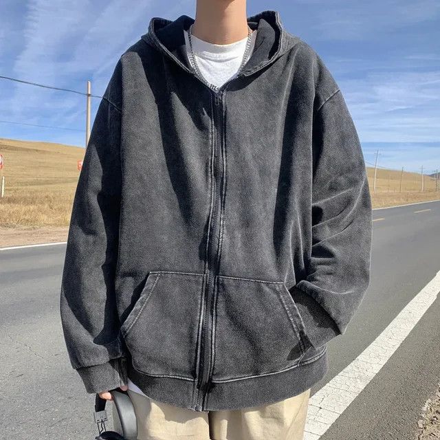 Japanese Brand × Vintage Trendy Vintage Hooded Cardigan Sweatshirt Size US S / EU 44-46 / 1 - 4 Thumbnail