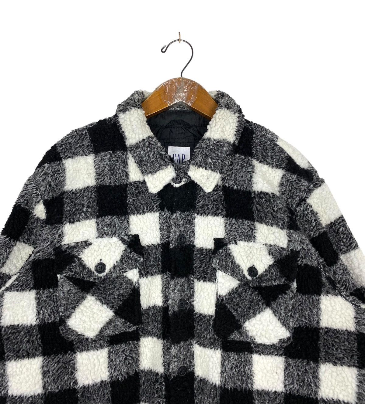 Gap Rare‼️Gap Tartan Deep Pile Shirt Size US L / EU 52-54 / 3 - 4 Thumbnail