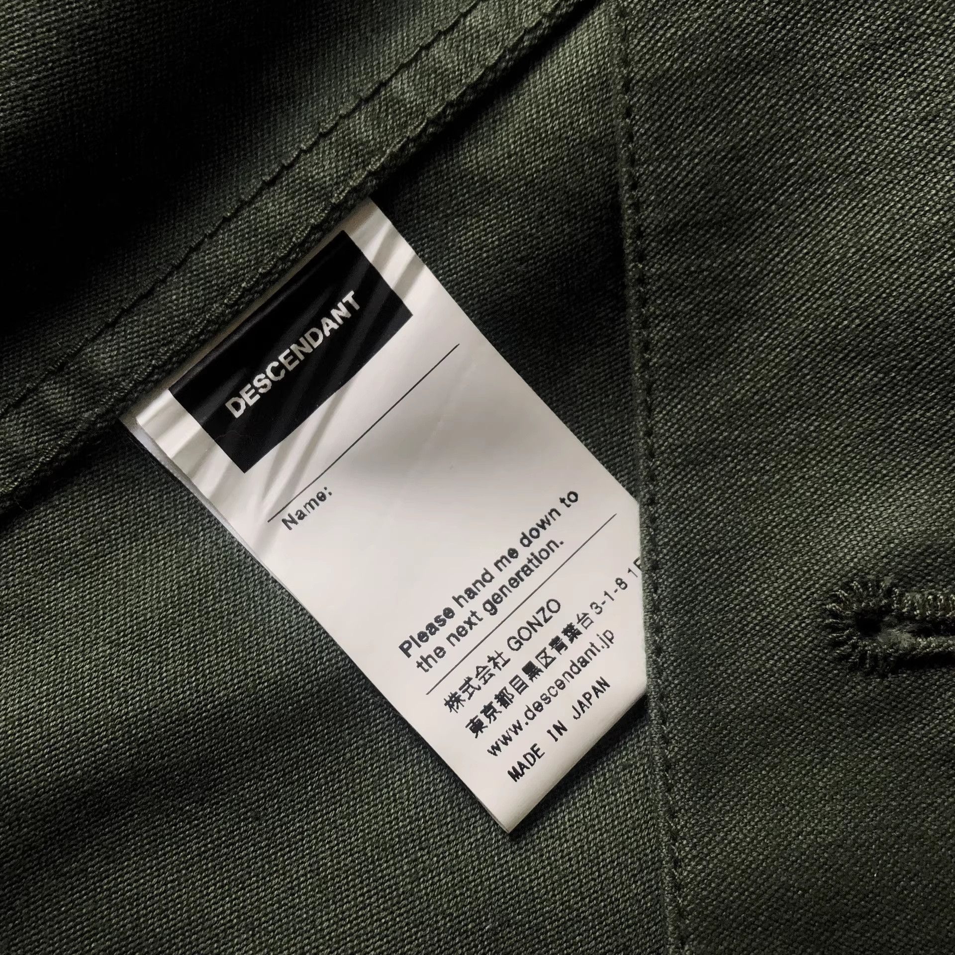 Descendant Descendant Two-Pocket Jacket Size US M / EU 48-50 / 2 - 4 Thumbnail