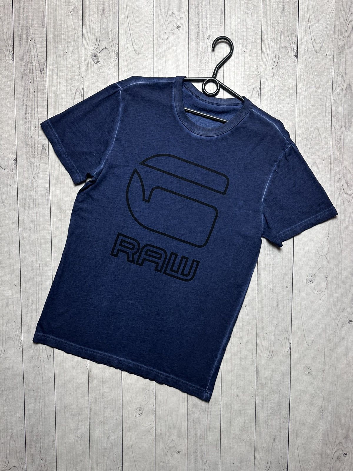 G-Star G Star raw tee big logo navy rare size M Size US M / EU 48-50 / 2 - 1 Thumbnail