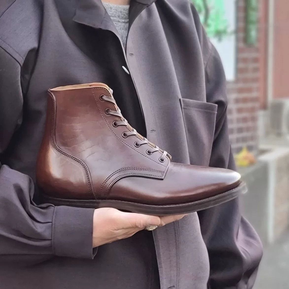 Clinch Boots Clinch x BSW Yeager Brown Horsehide Boot Size US 10 / EU 43 - 1 Thumbnail