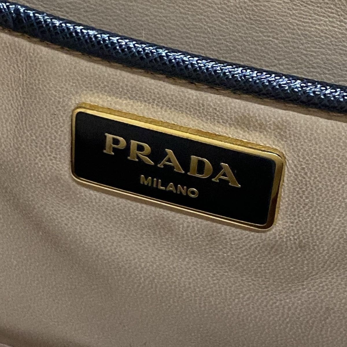 Prada PRADA Triangle Logo Handbag Saffiano Lux (Leather) Size ONE SIZE - 12 Thumbnail
