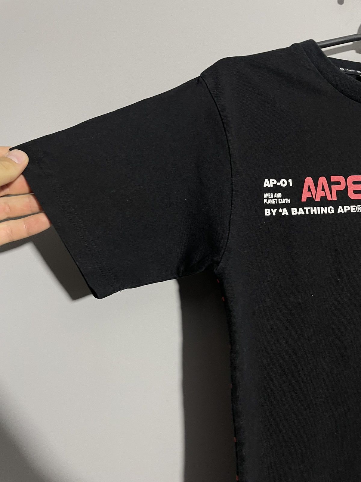 Aape × Bape Aape by a Bathing ape black logo tshirt size M Size US S / EU 44-46 / 1 - 4 Thumbnail