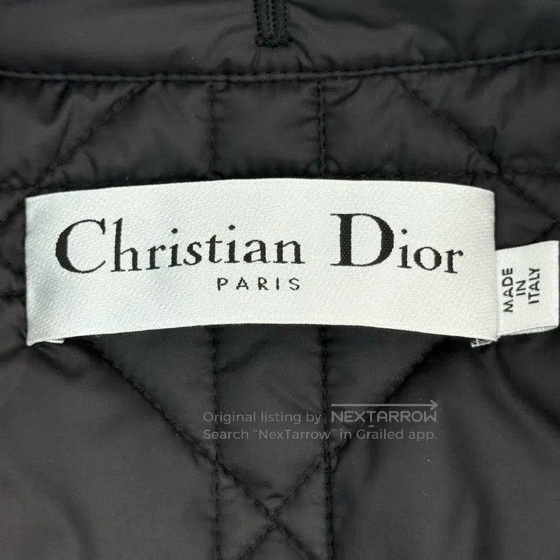Dior Dior Black and white bird check embroidery bee wool cotton Size XXS / US 00 / IT 34 - 5 Thumbnail
