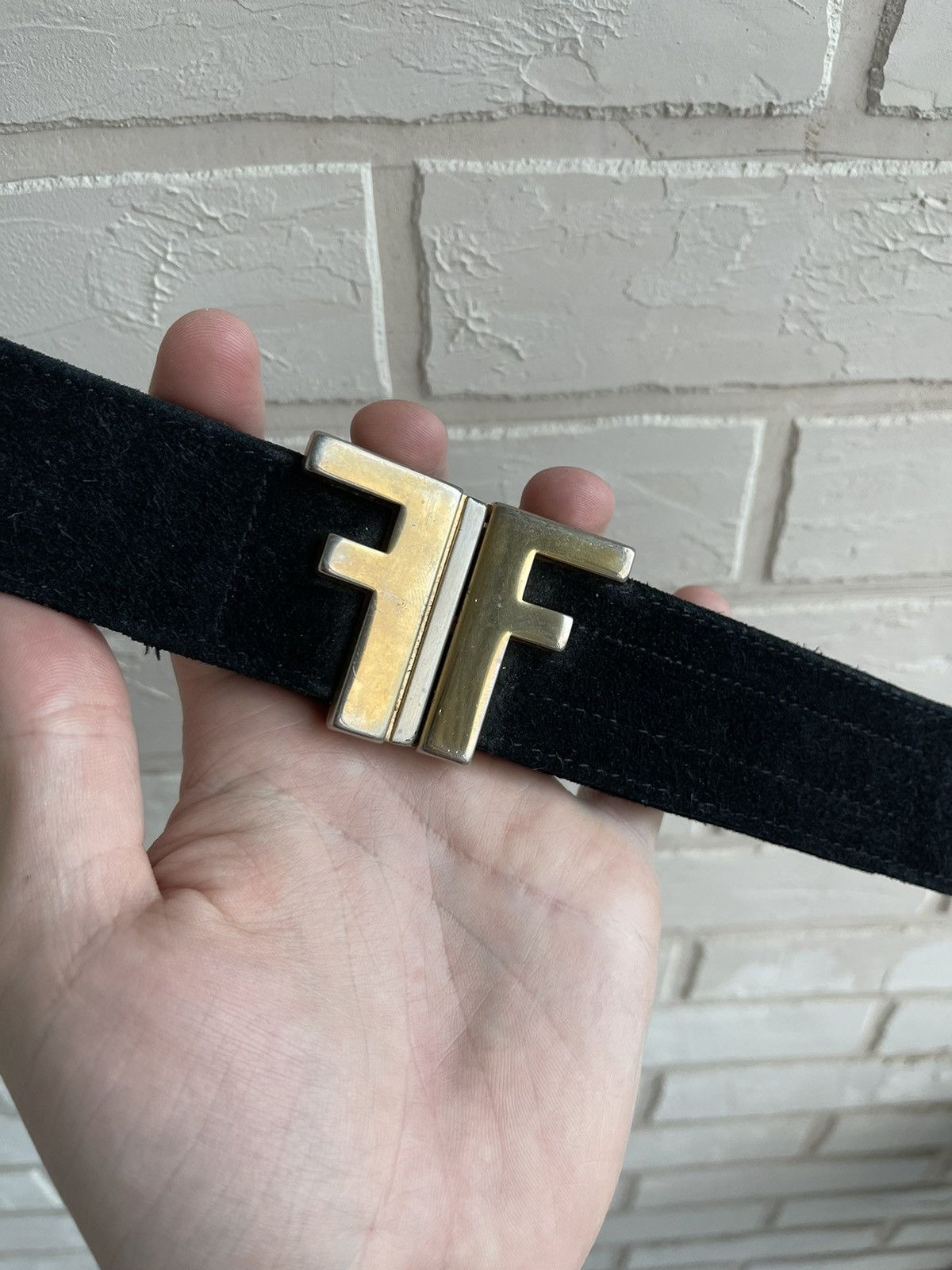 Fendi × Vintage Fendi Women Suede Belt Size ONE SIZE - 2 Thumbnail