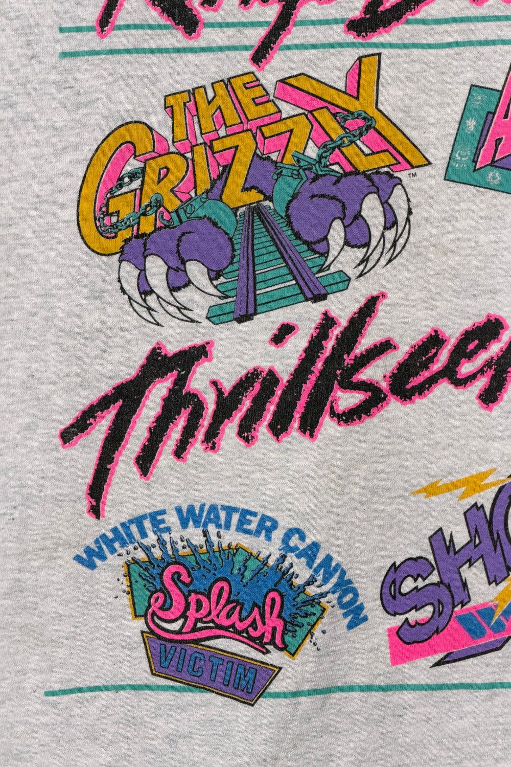 Fruit Of The Loom Vintage Kings Dominion Thrillseeker Tank Top USA Made 90s Size US S / EU 44-46 / 1 - 6 Thumbnail