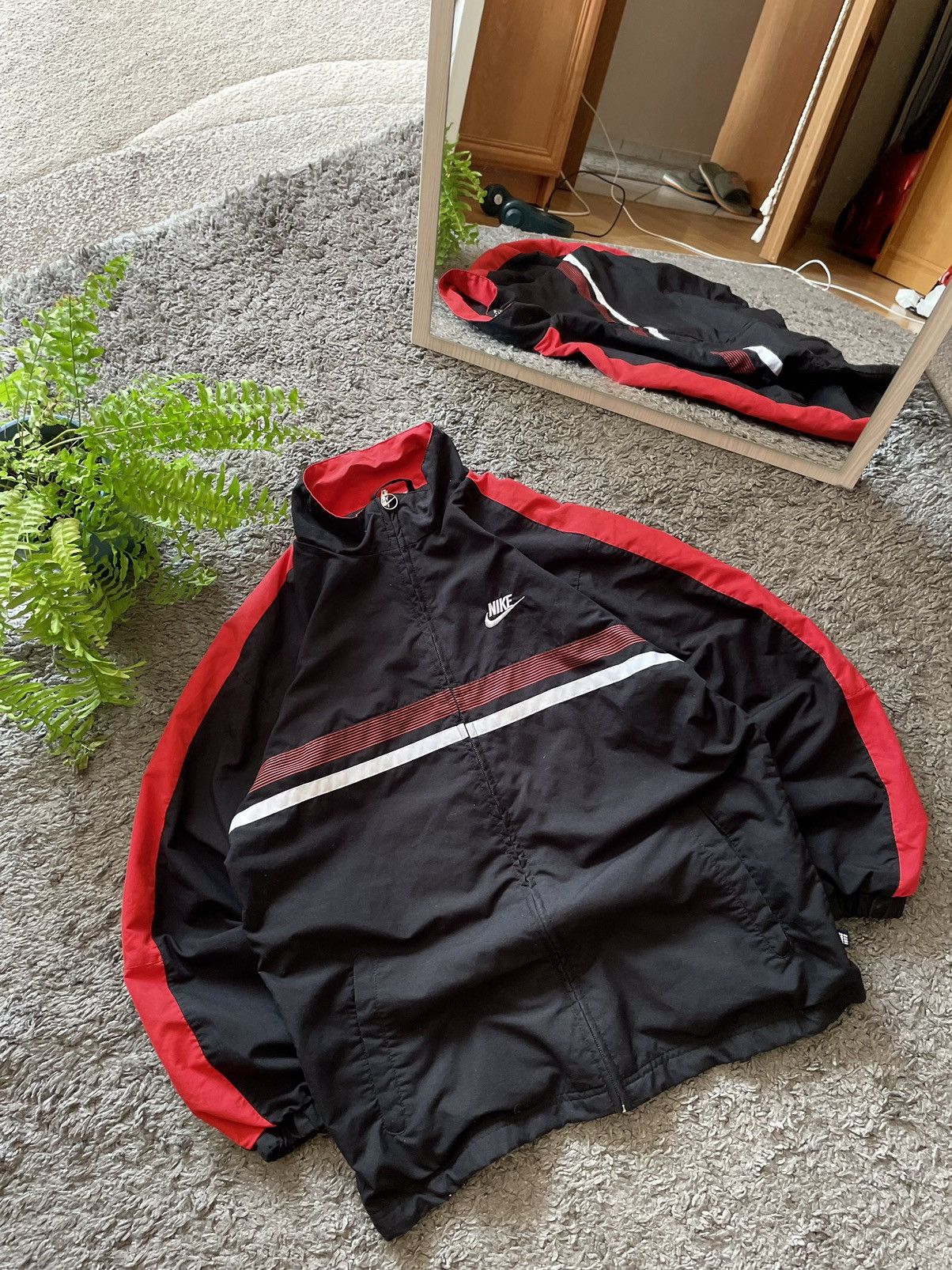 Nike × Vintage 00s Nike Vintage Light Jacket Streetwear Logo Swoosh Size US M / EU 48-50 / 2 - 2 Thumbnail