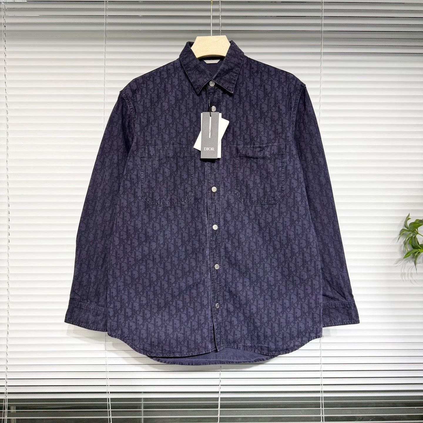 Dior Dior Oblique Denim Navy Jacket Size US M / EU 48-50 / 2 - 1 Thumbnail