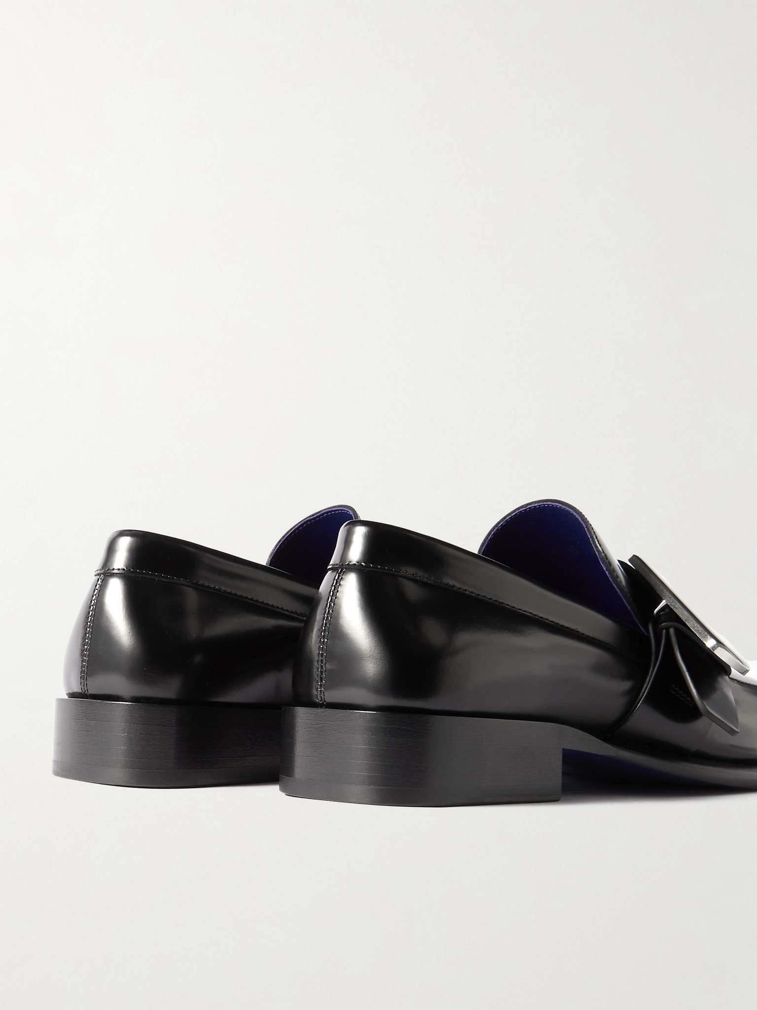 Burberry o1w1db10125 Leather Shield Loafers in Black Size US 7.5 / EU 40-41 - 5 Thumbnail