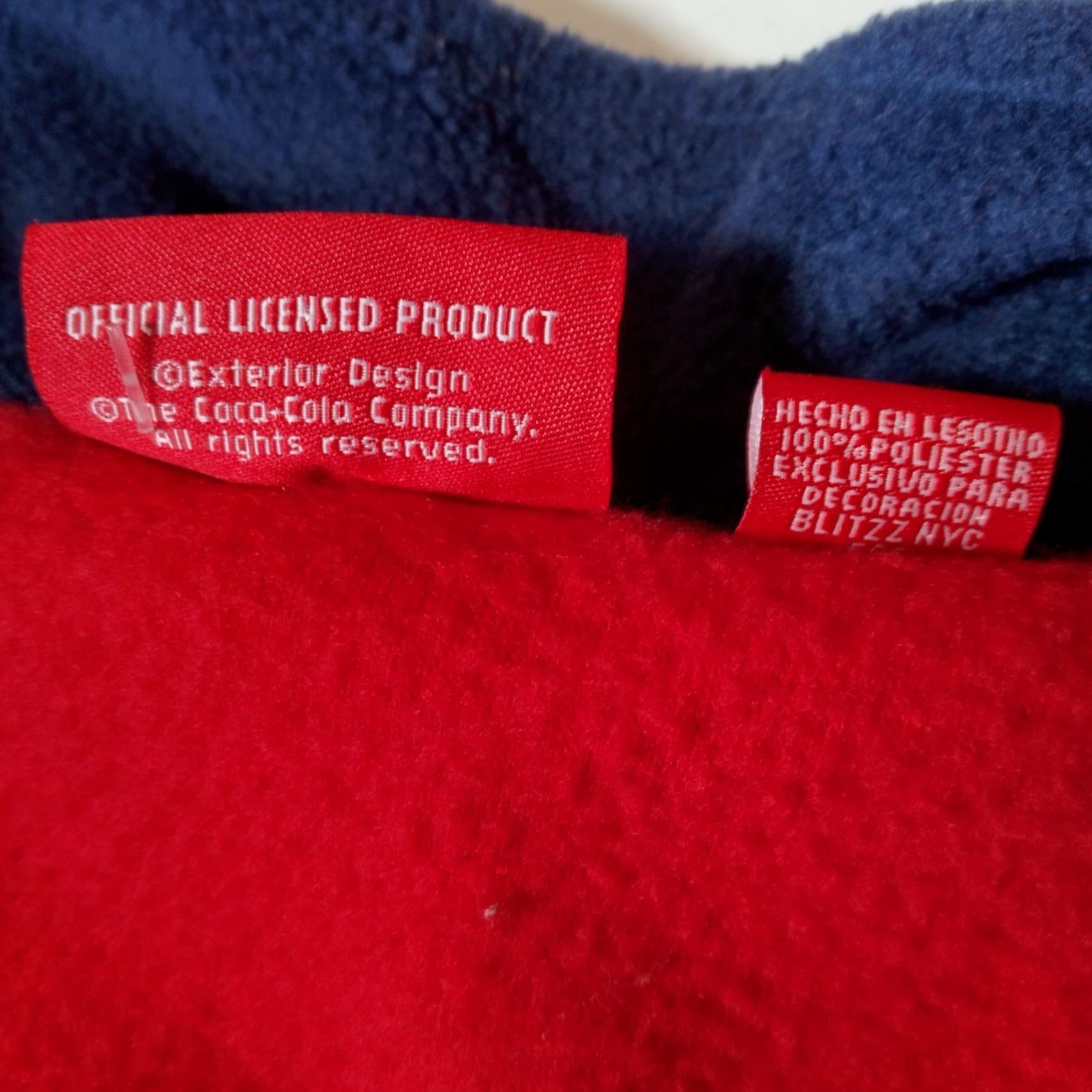 Vintage Vintage Coca-Cola Coke Fleece Jacket XL Red Pullover Embroidered Soda Pop Size US XL / EU 56 / 4 - 7 Thumbnail