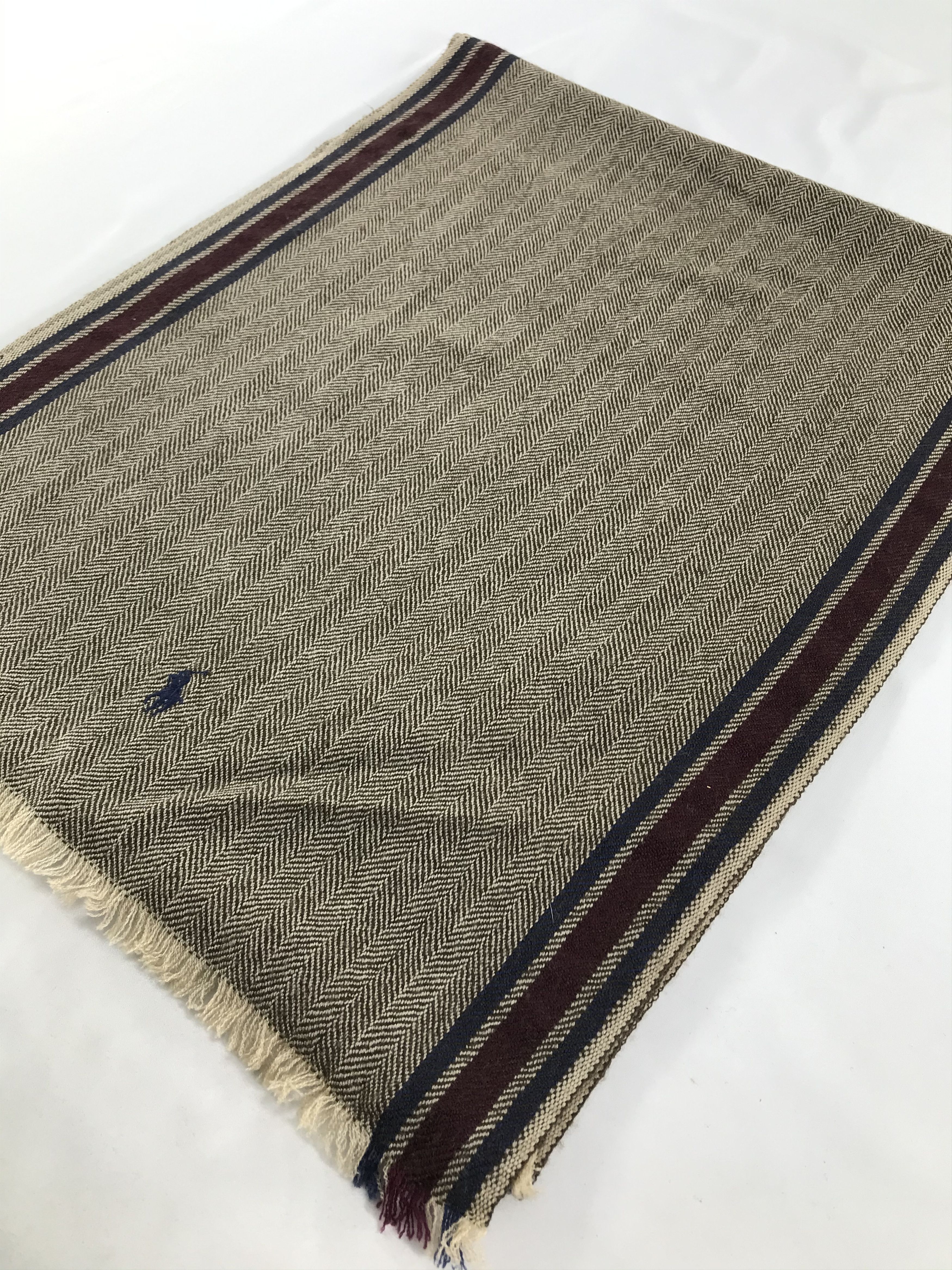 Polo Ralph Lauren Vintage Polo Ralph Lauren Scarf/Muffler/Neckwear MF030 Size ONE SIZE - 3 Thumbnail